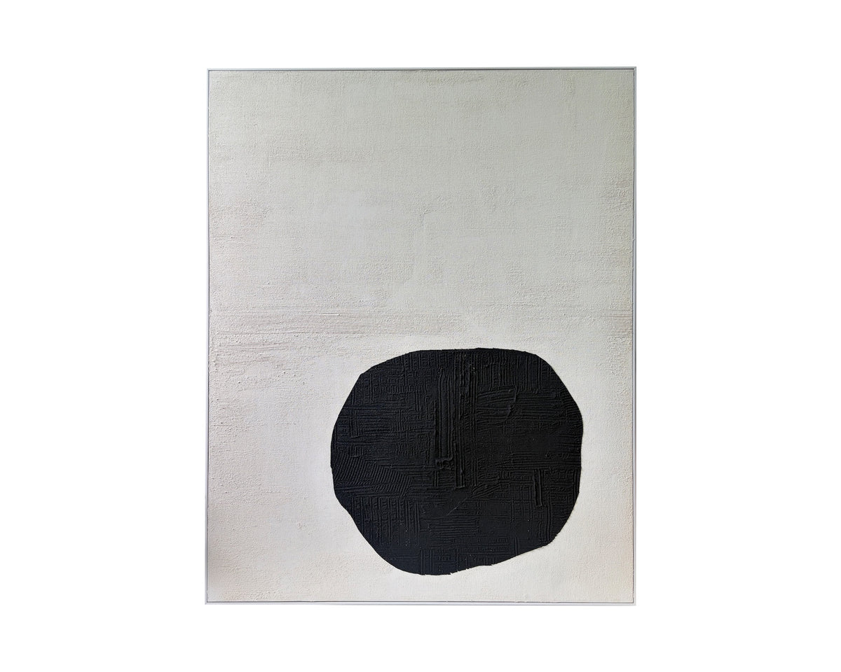 Elysian Oil Painting - Hand Painted/White Wood Frame