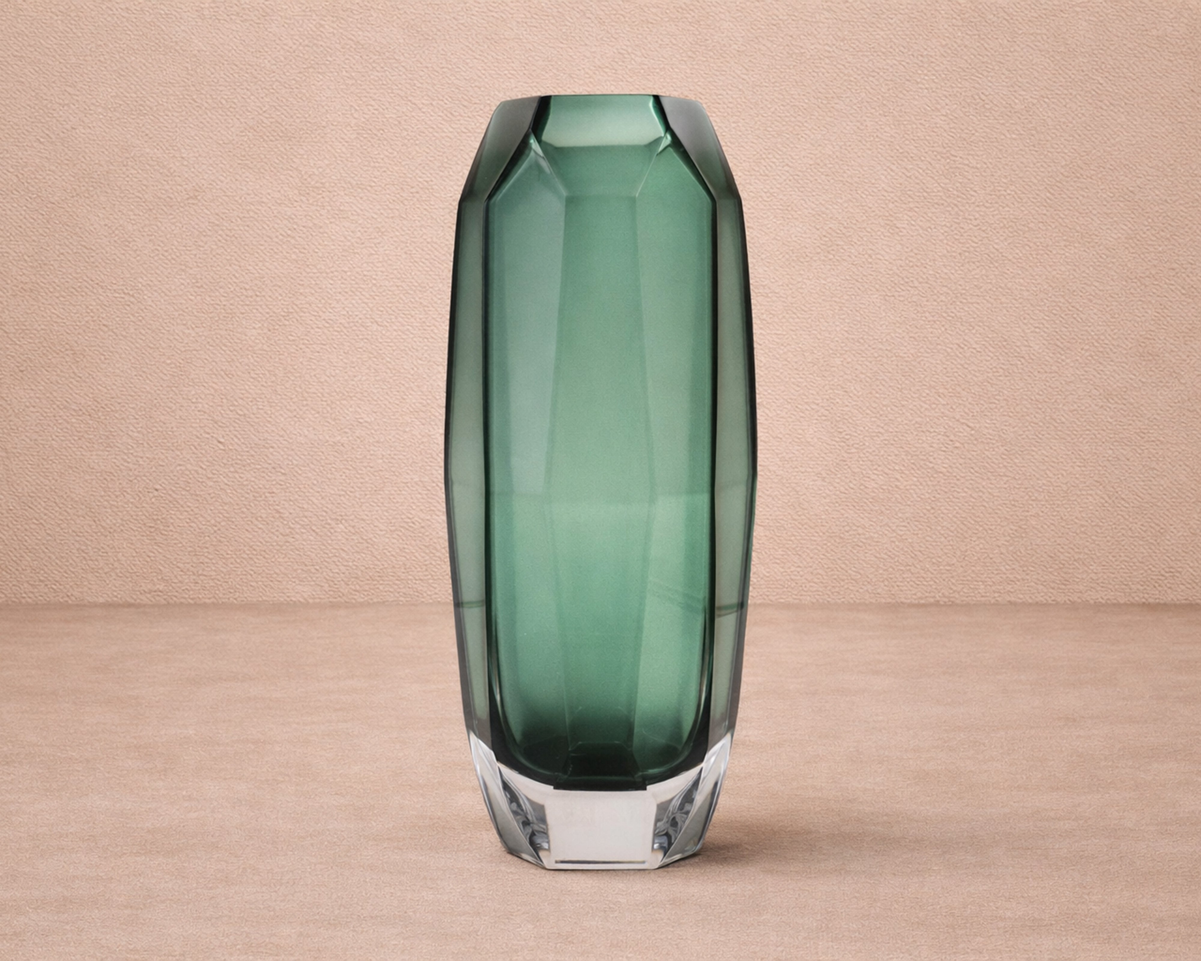 Emerald Vase Large - Green Glass