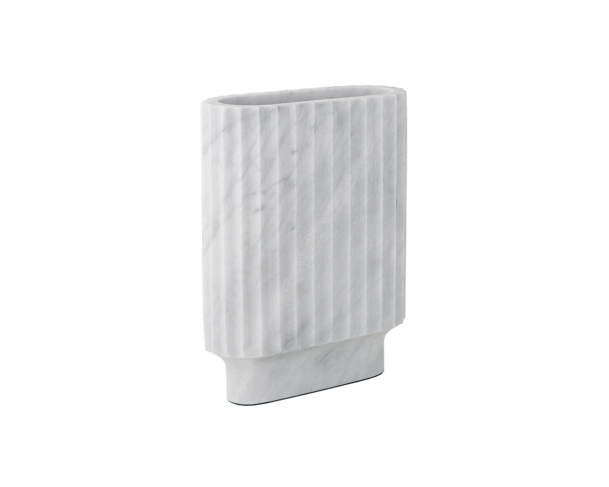 Renzo Vase - White