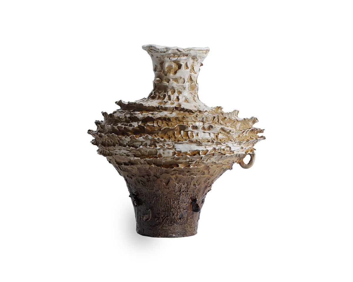 Palmeria Vase - Brown