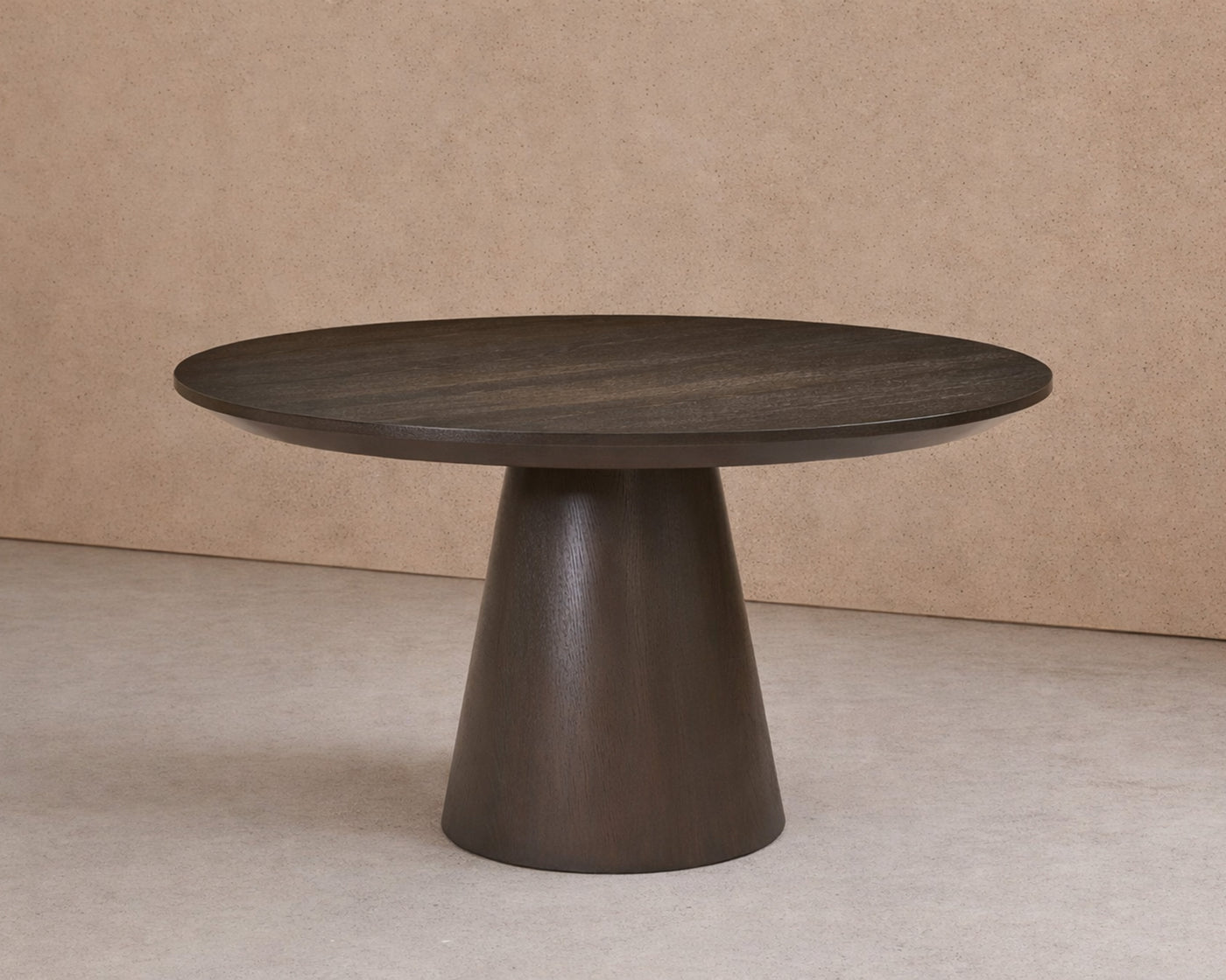 Herzog Dining Table - Dark Grey Oak