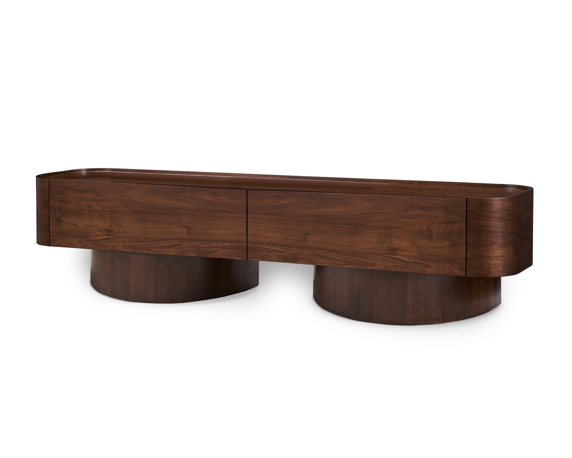 Butka Media Sideboard  -  Natural Walnut