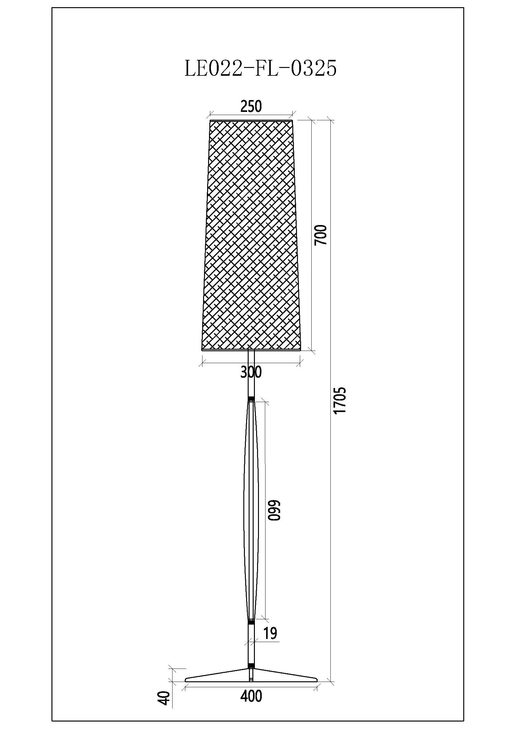 Duchamp Floor Lamp - Oak Wood
