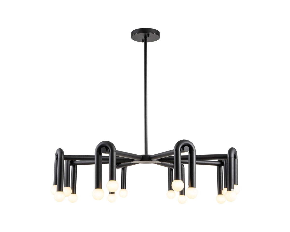 Melt 2 Pendant Lamp  -  Matt Black
