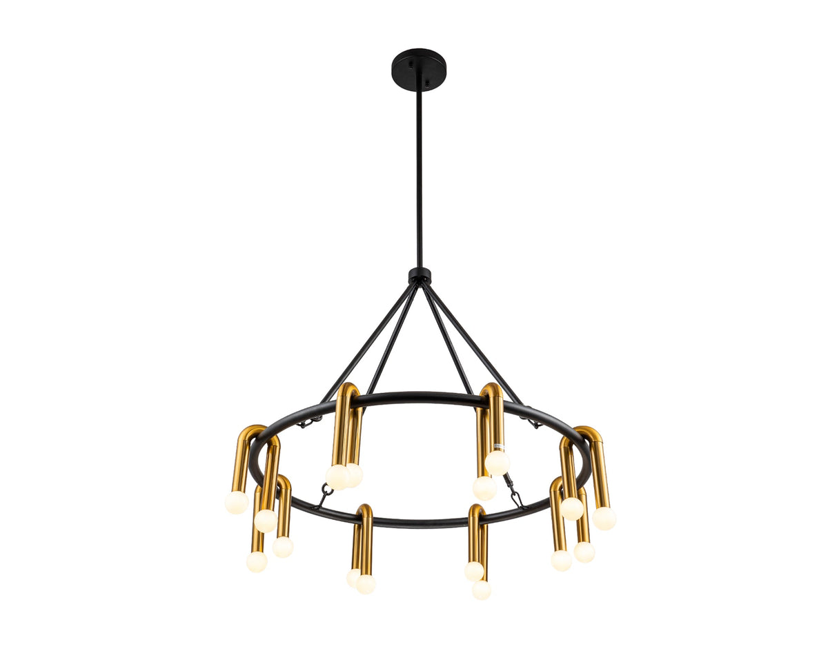 Melt 1 Pendant Lamp  -  Brushed Brass