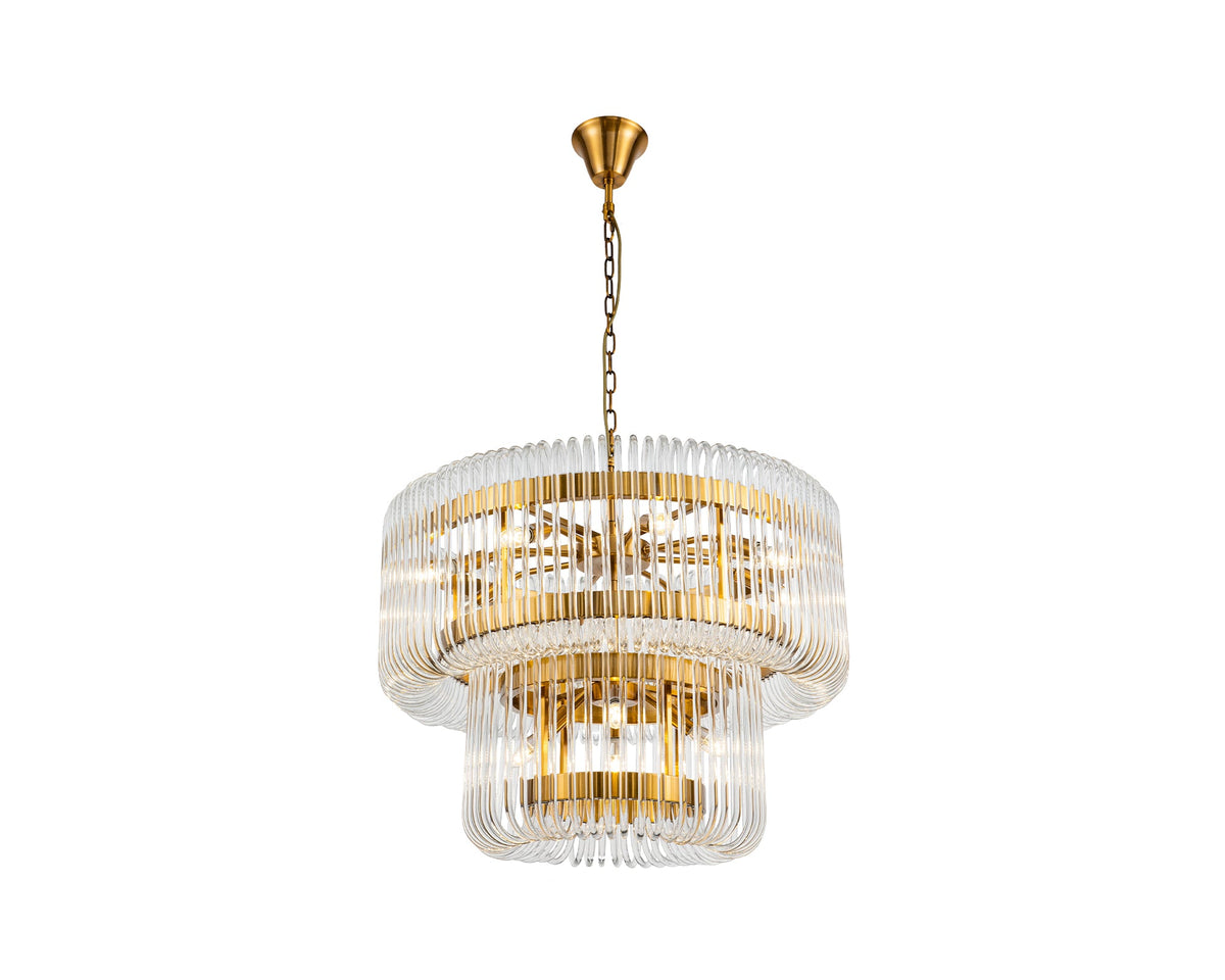 Mist Tall Pendant Lamp  -  Brushed Brass