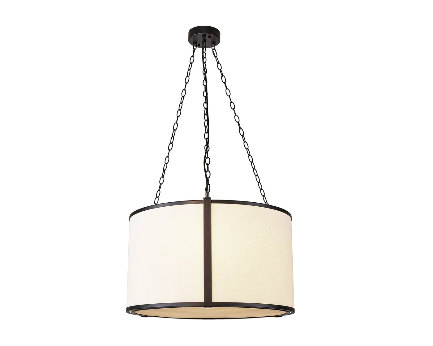 Baltimore Pendant Lamp - White Linen