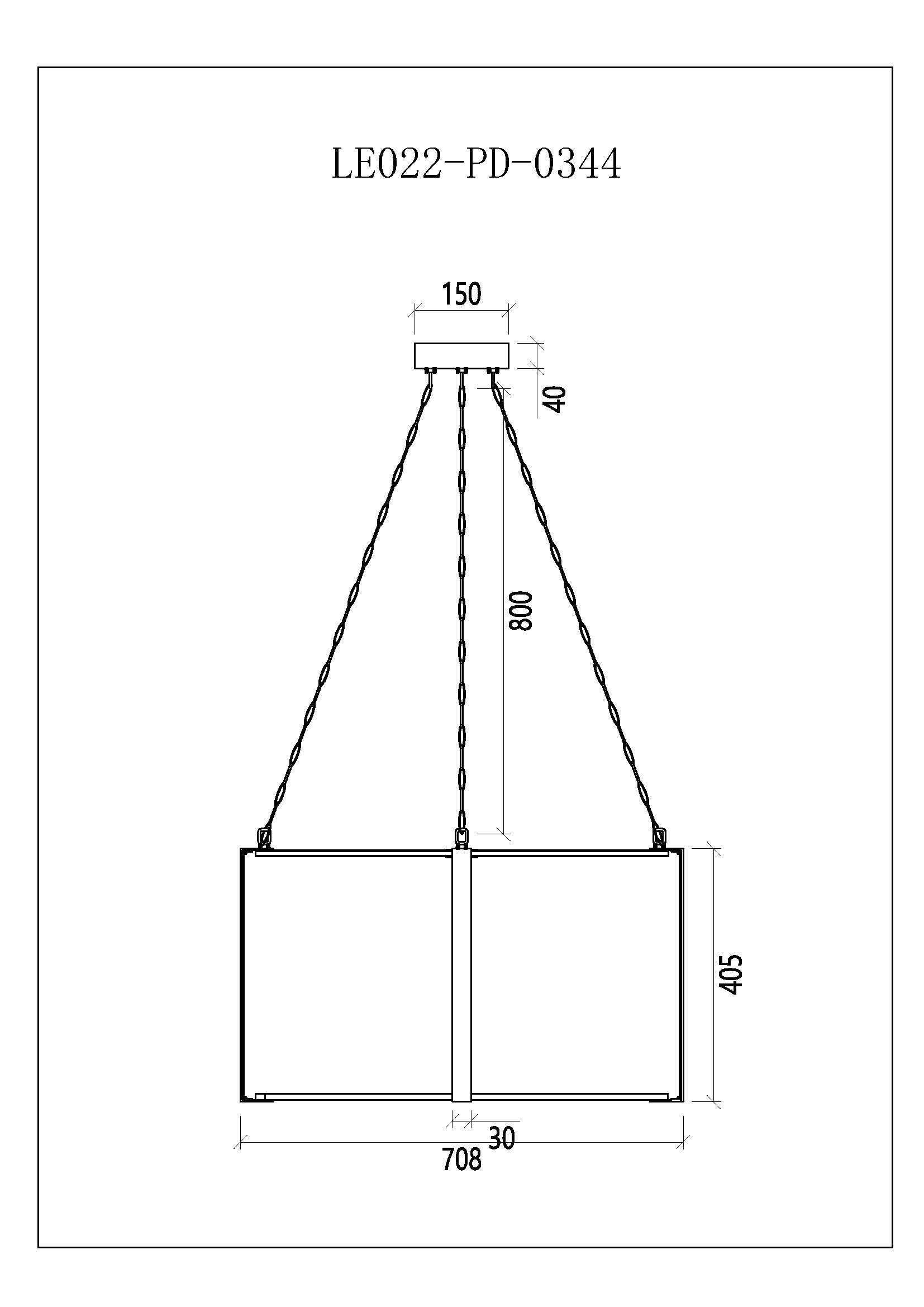 Baltimore Pendant Lamp - White Linen