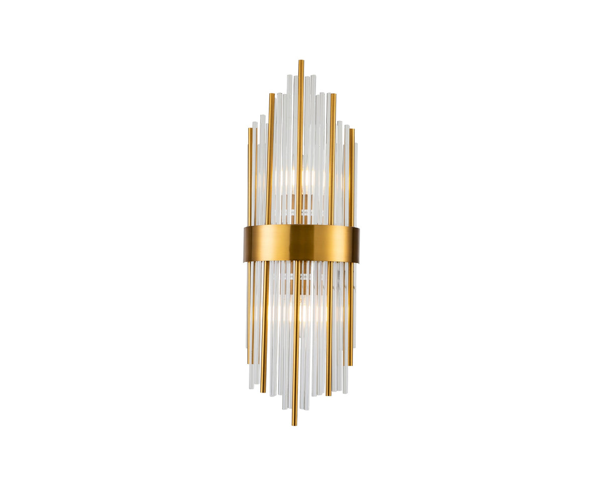 Clarins Wall Lamp  -  Brushed Brass