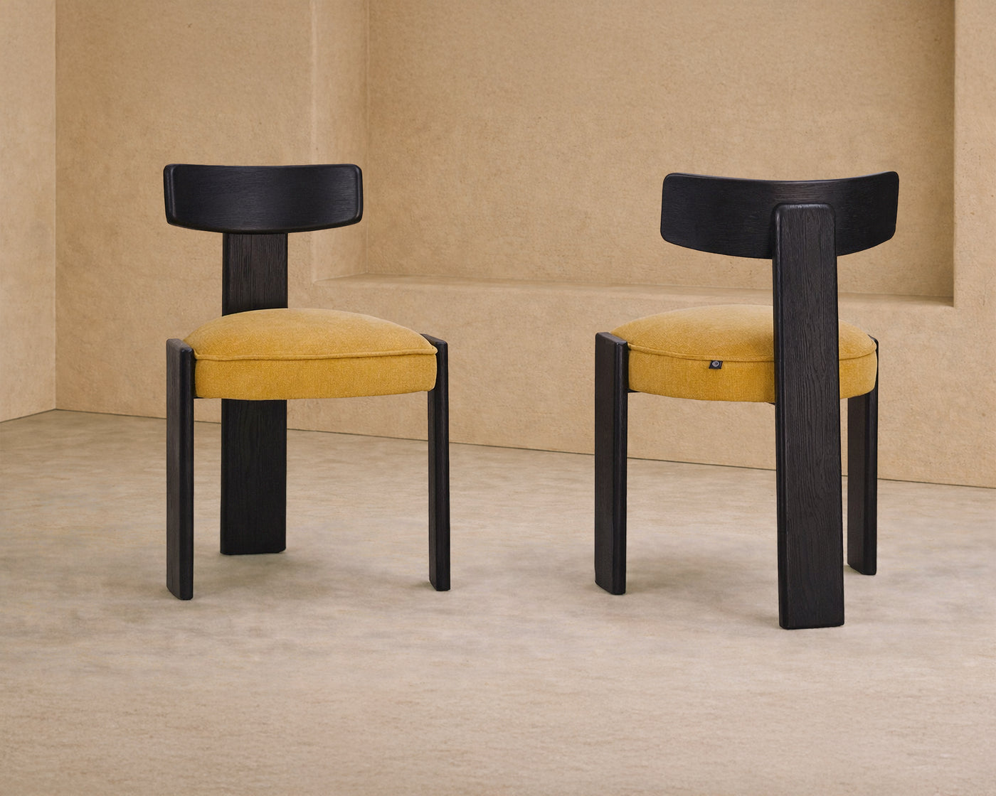 Albi Dining Chair (set of 2) - Morgan Ochre