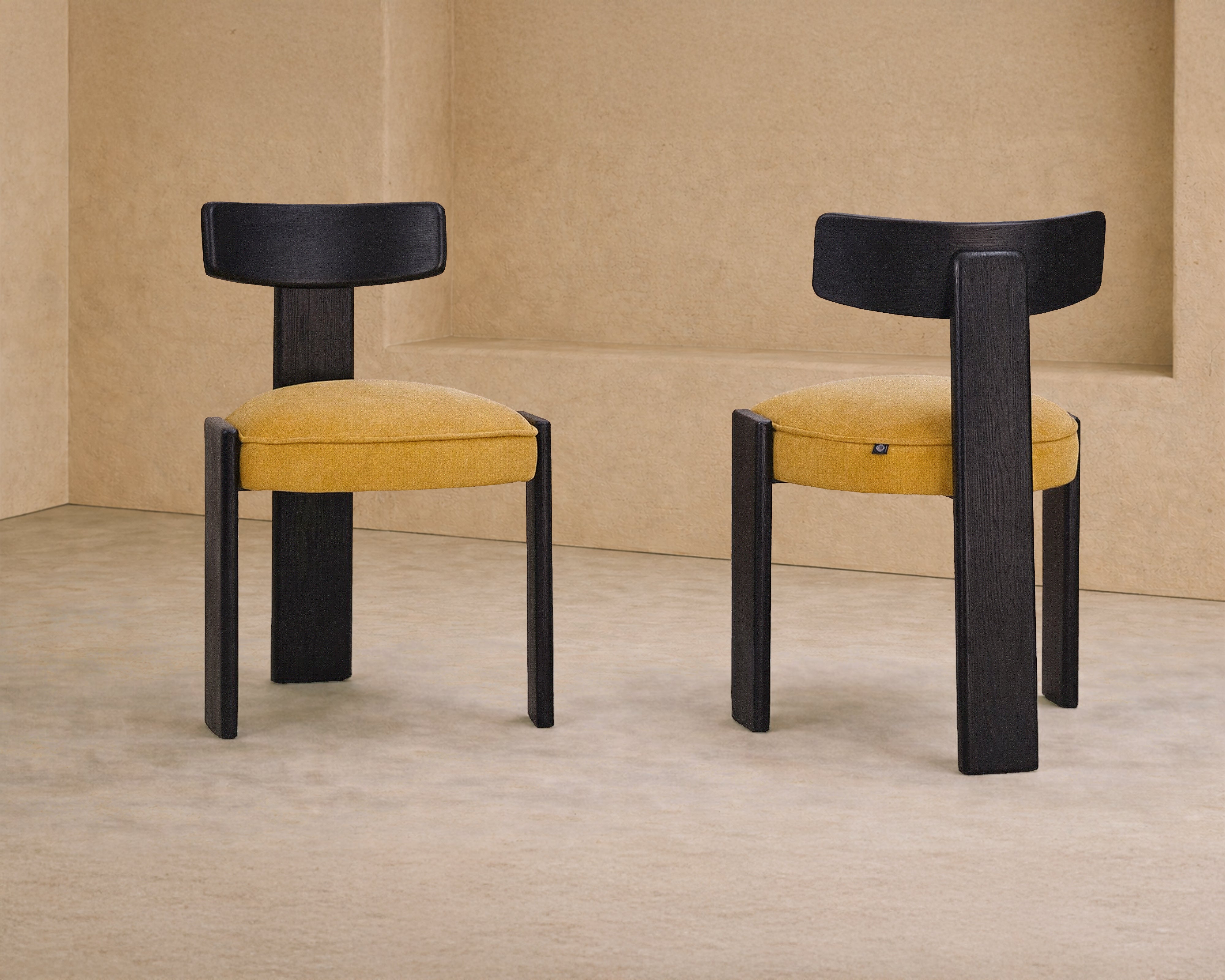 Albi Dining Chair (set of 2) - Morgan Ochre