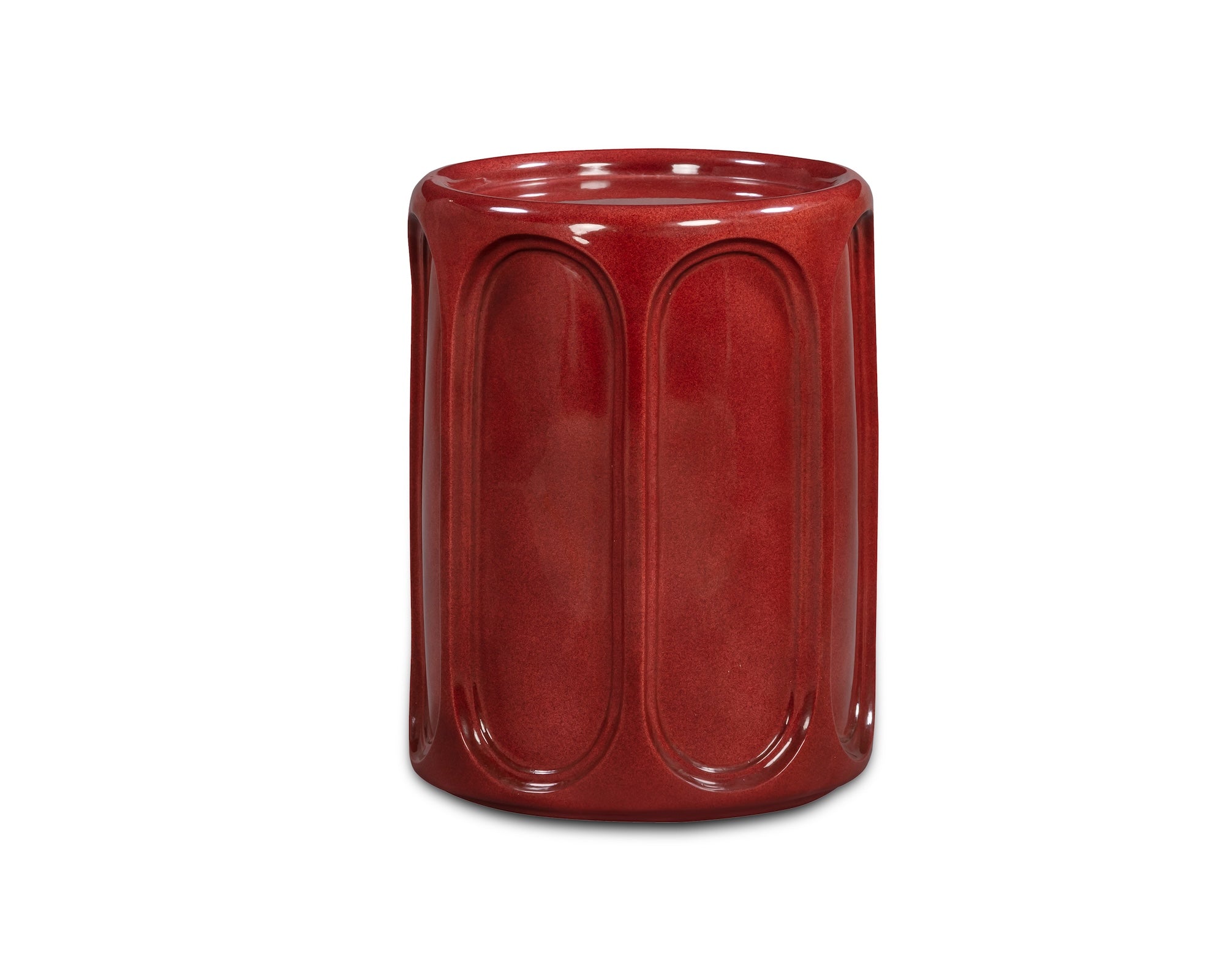 Oka Side Table  - Rust Glazed