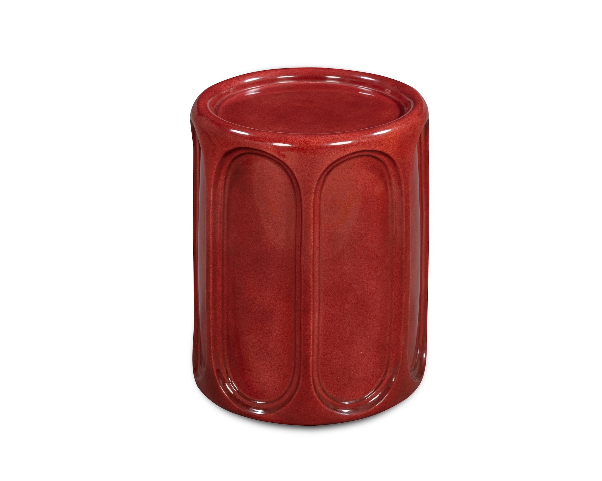 Oka Side Table  - Rust Glazed