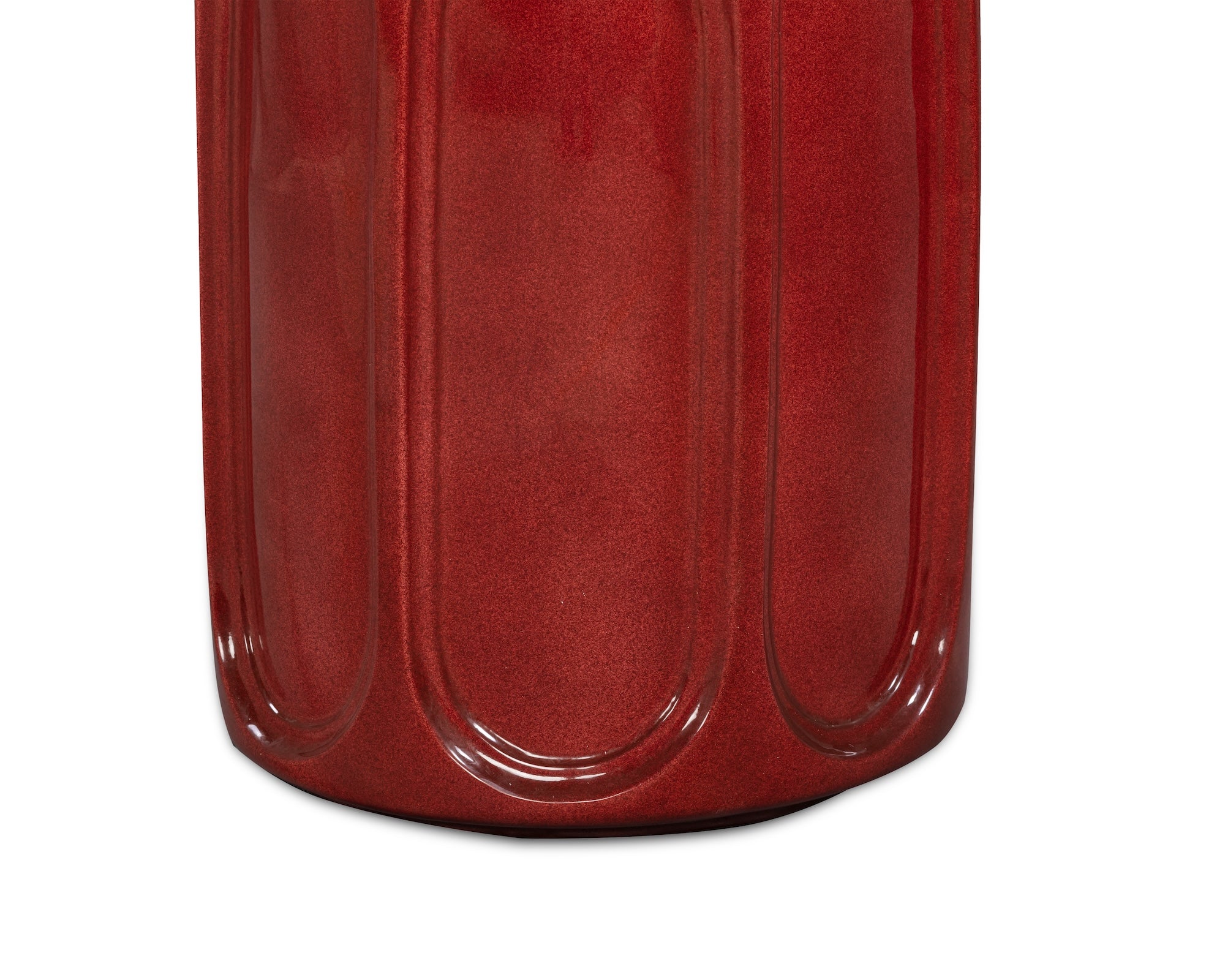 Oka Side Table  - Rust Glazed