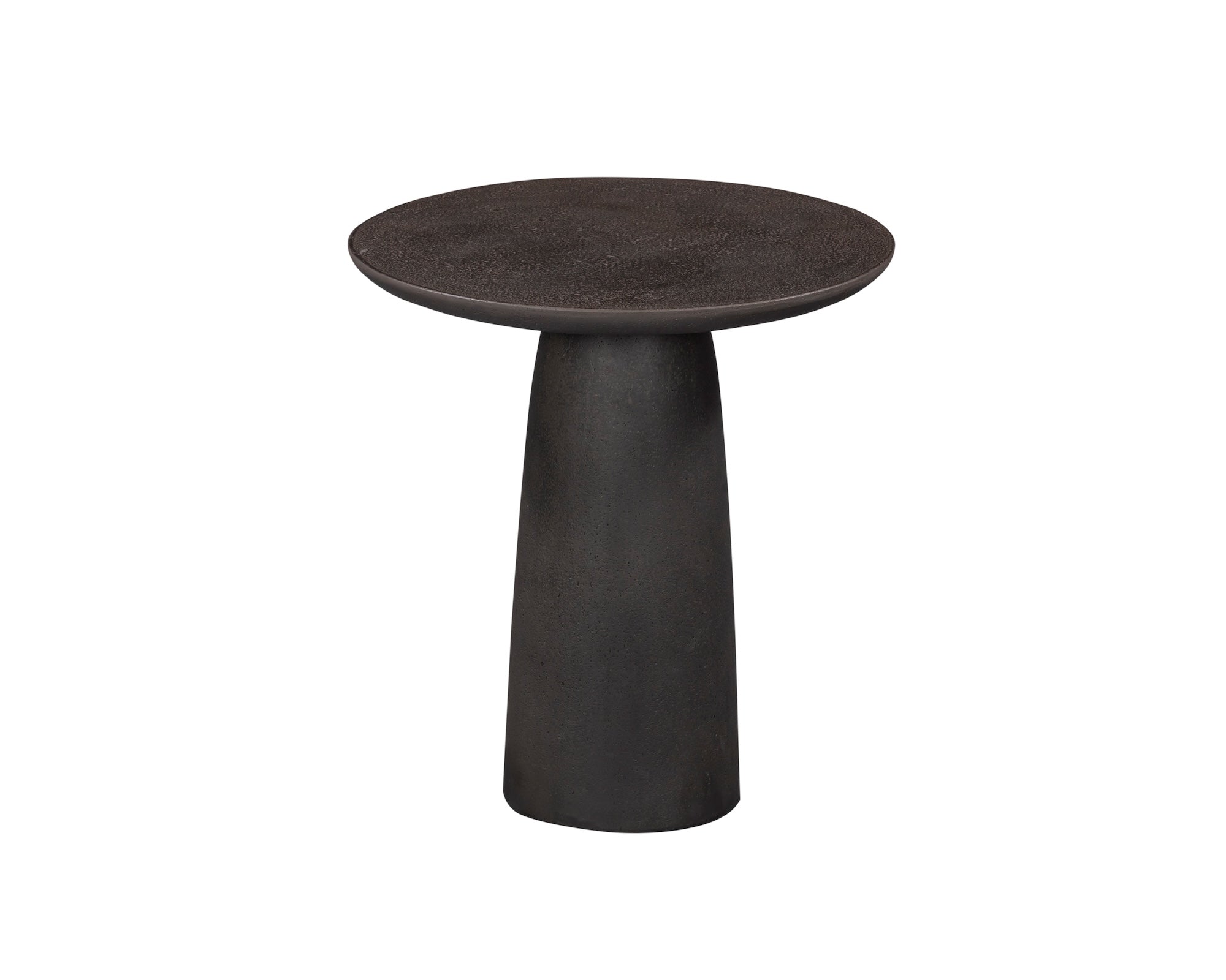 Porter Side Table  - Charcoal Pitted