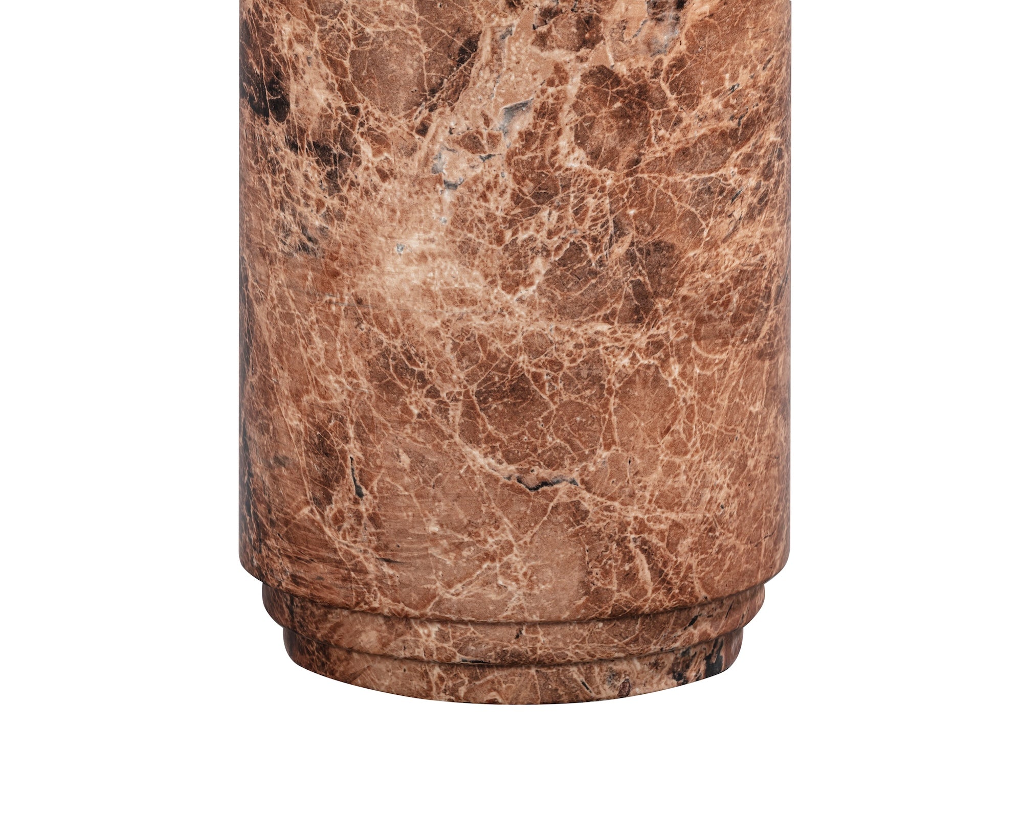 Mila Side Table  - Rosso  Levanto