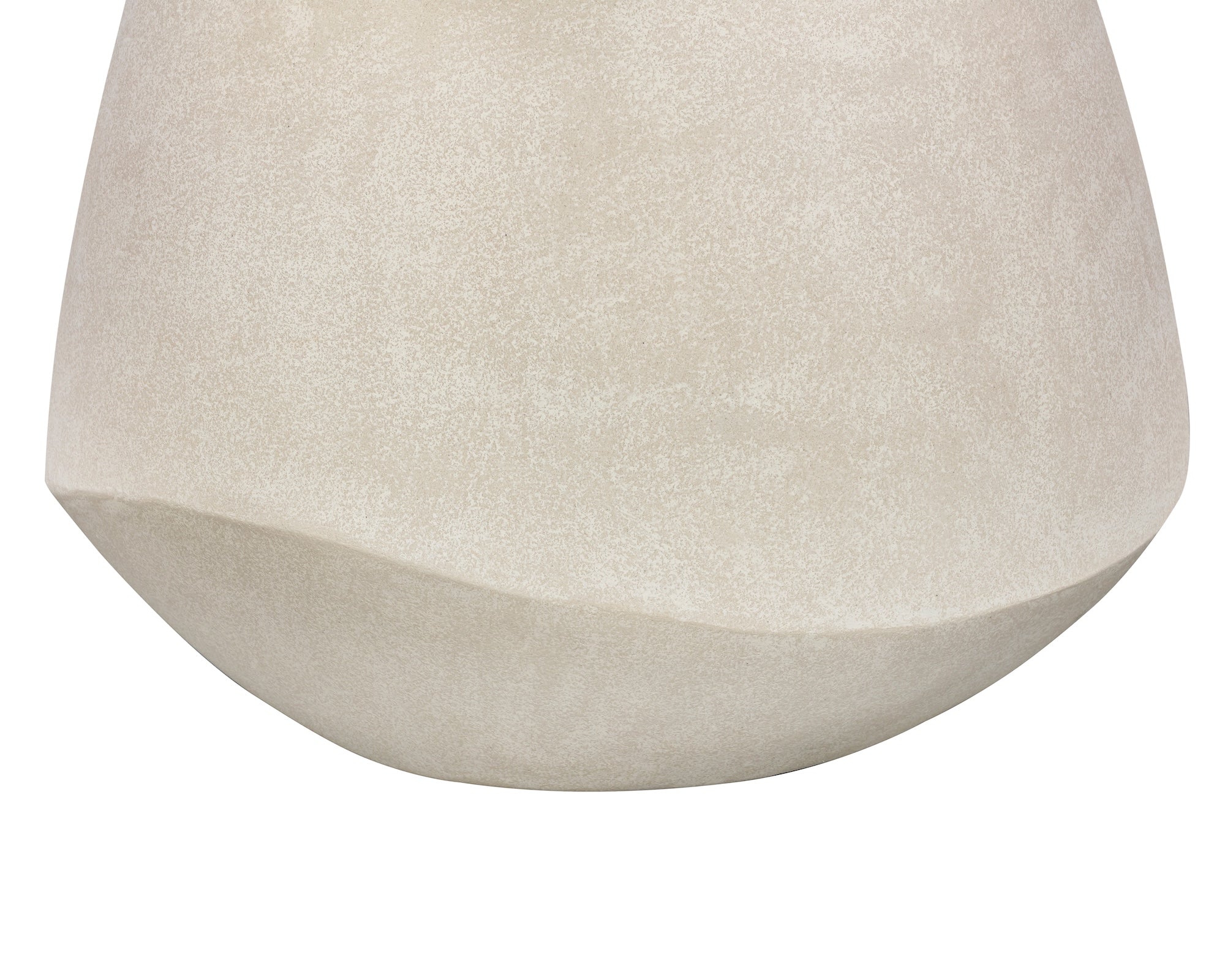 Poki Side Table  - Ivory Stucco