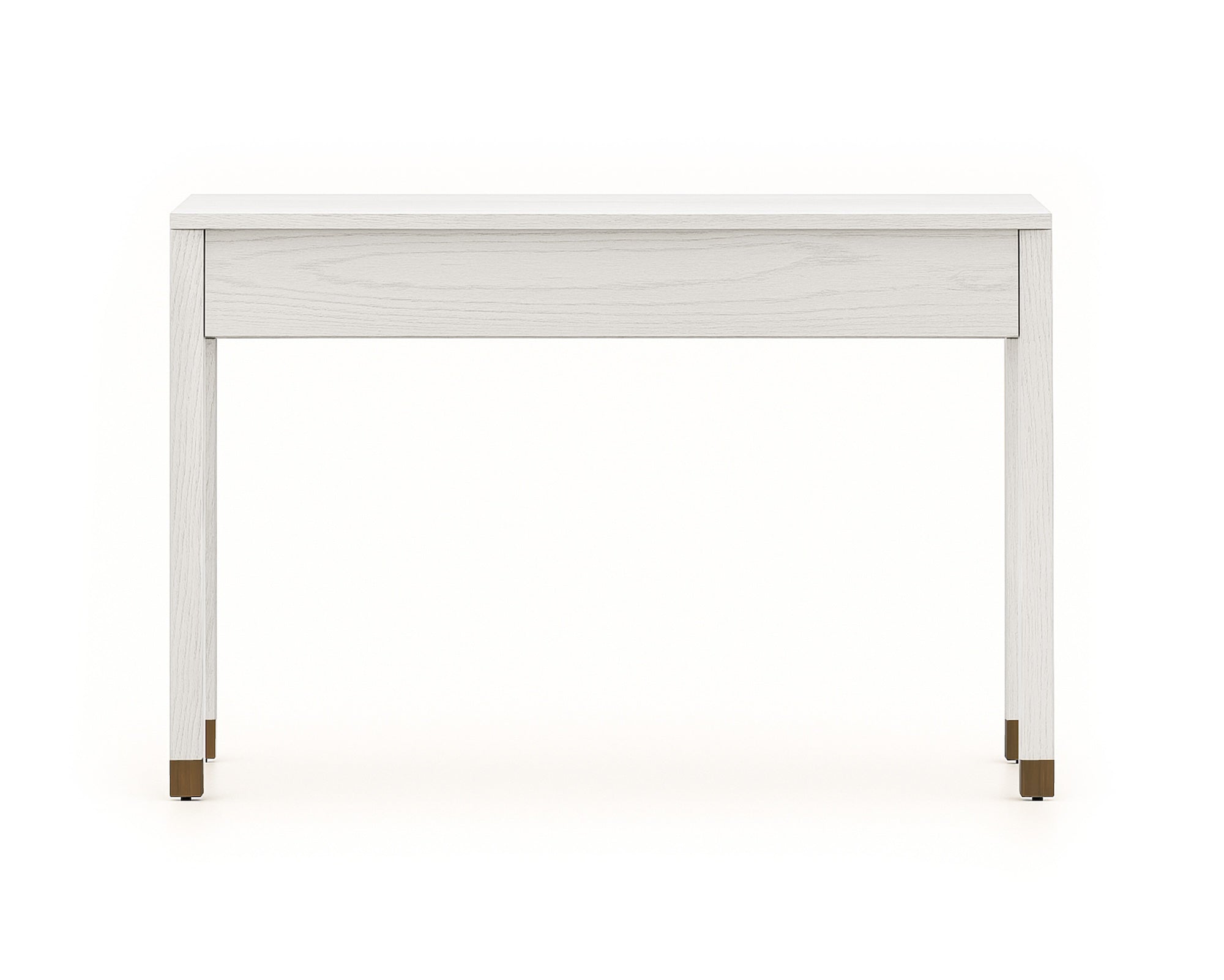 Alcudia Dressing Table - Ivory Brushed/Antique Brass