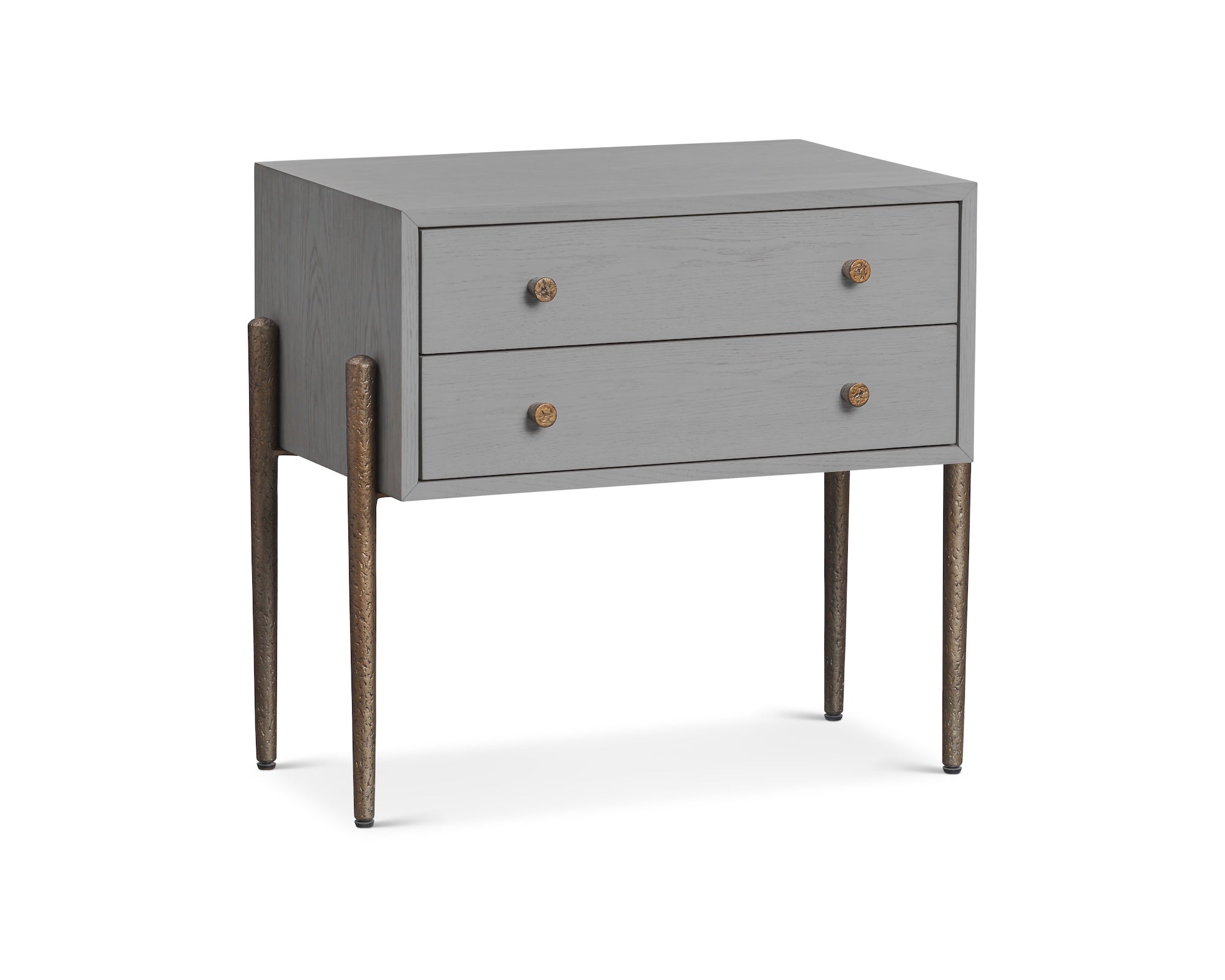 Nella Bedside Table - London Fog