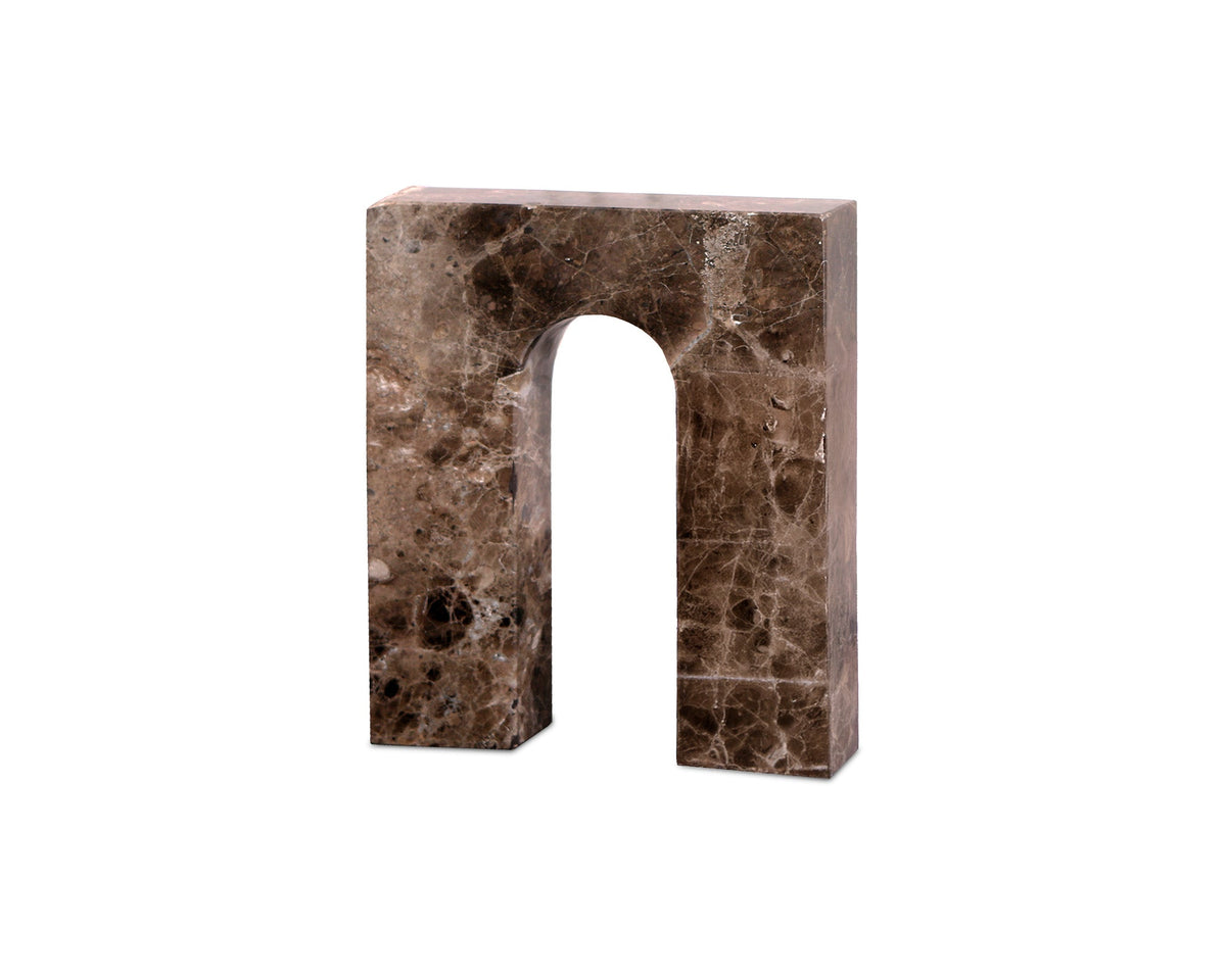 Nafello Large Sculpture  - Coffee Marble