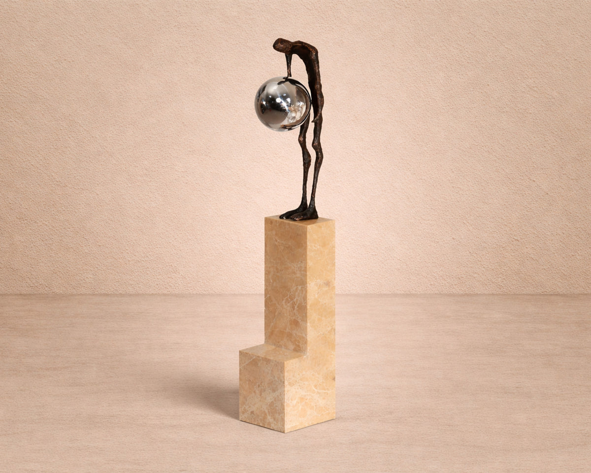 Contemplation Sculpture - Dark Bronze