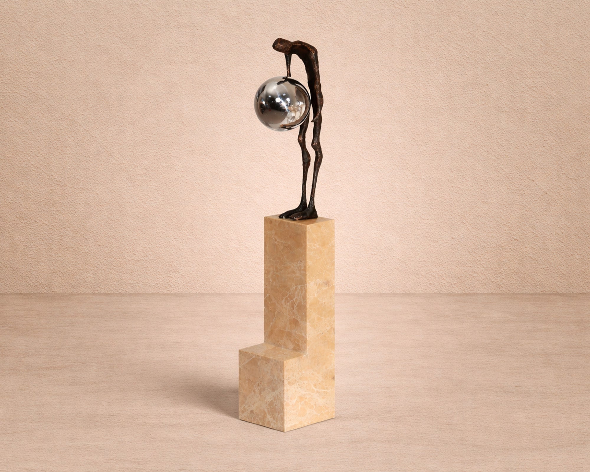 Contemplation Sculpture - Dark Bronze
