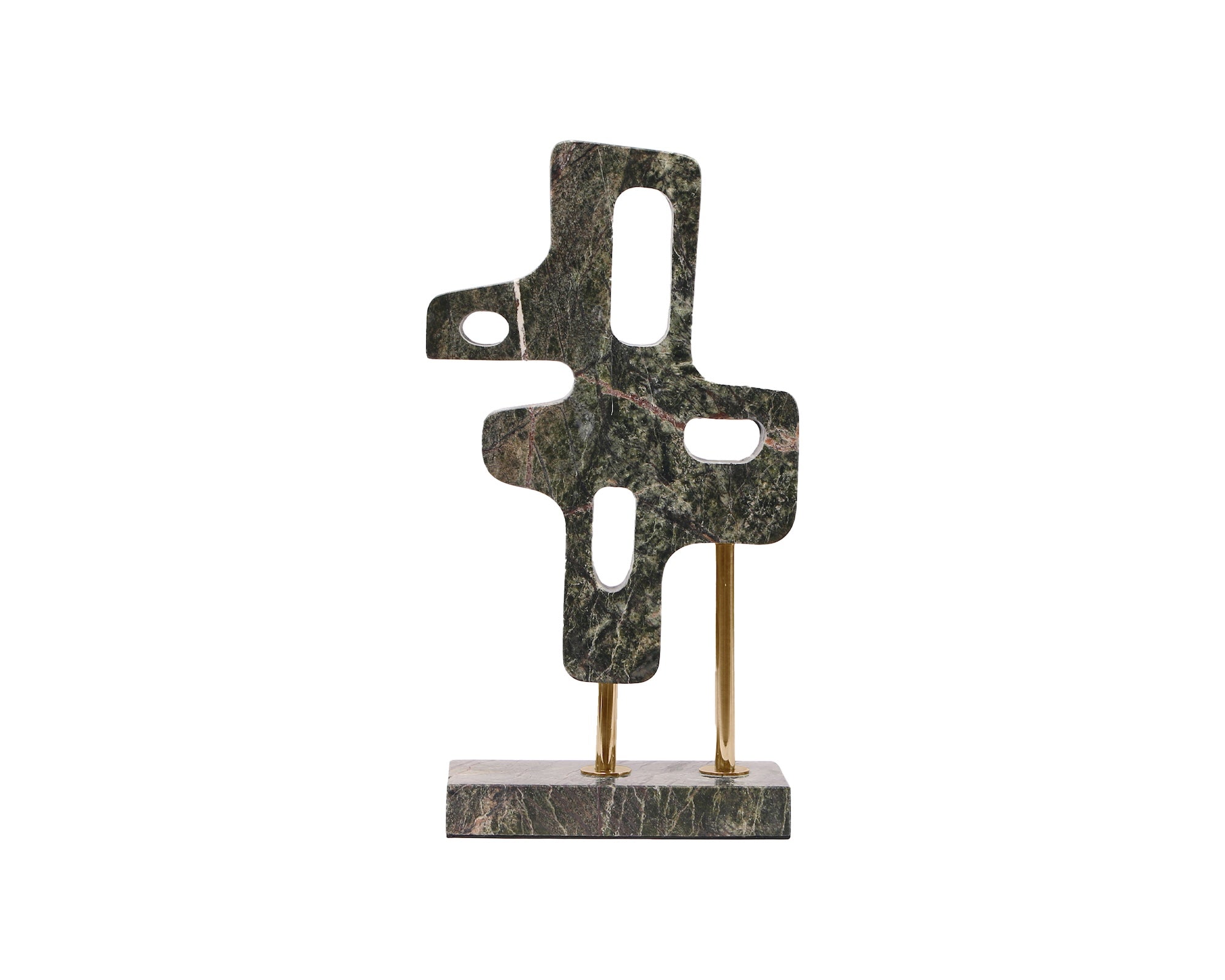 Thaloris Sculpture - Rainforest Green Marble