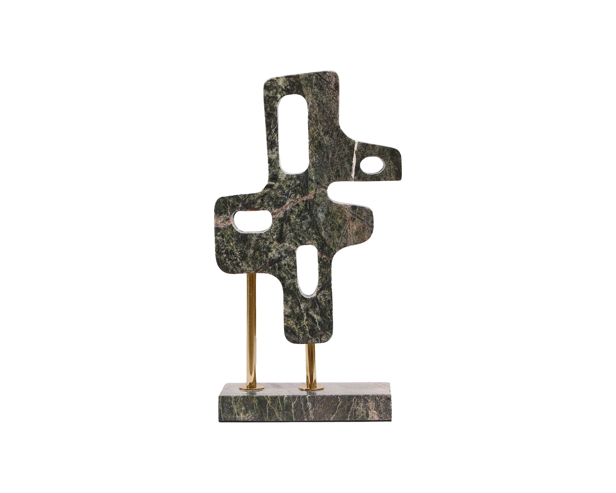 Thaloris Sculpture - Rainforest Green Marble