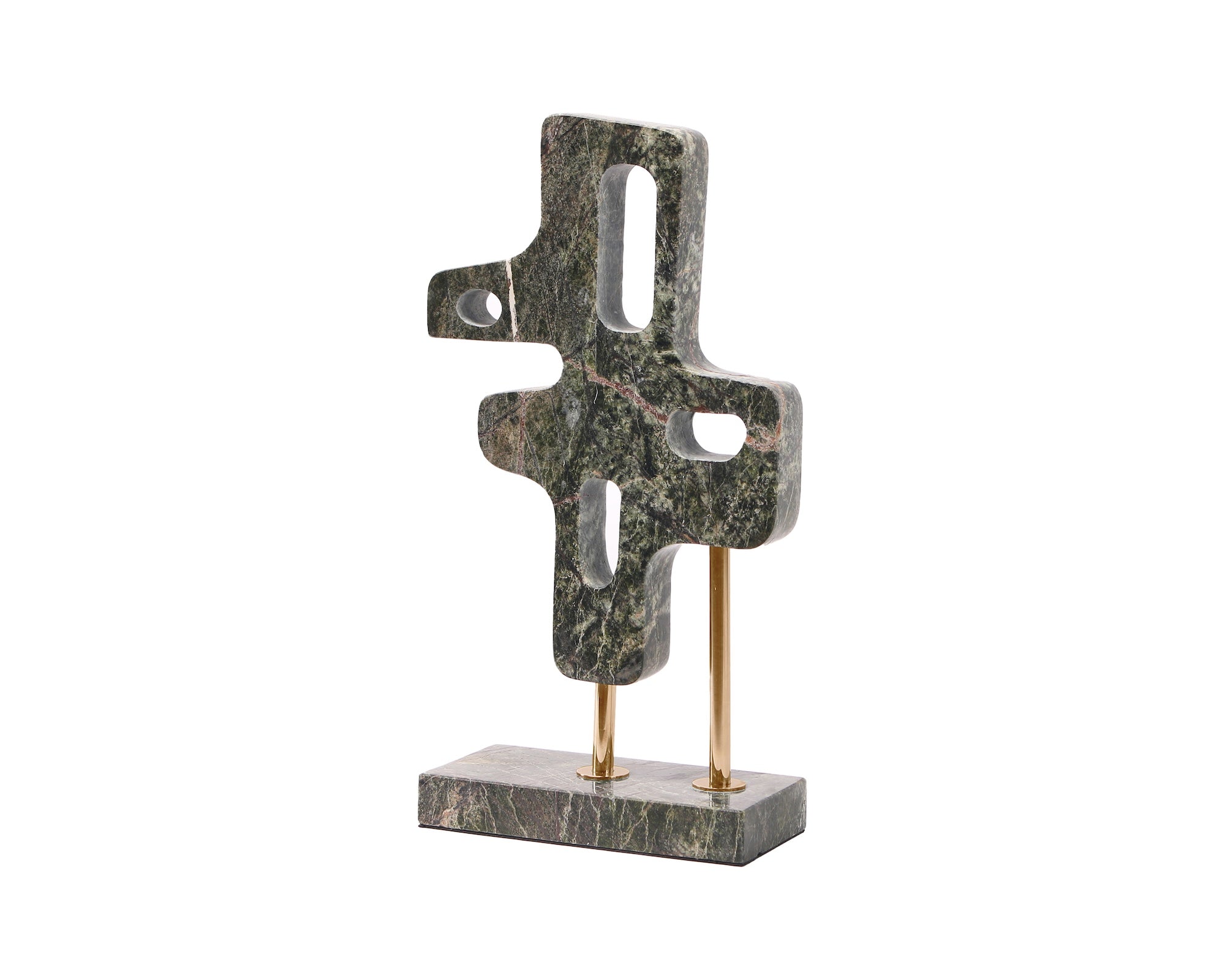 Thaloris Sculpture - Rainforest Green Marble