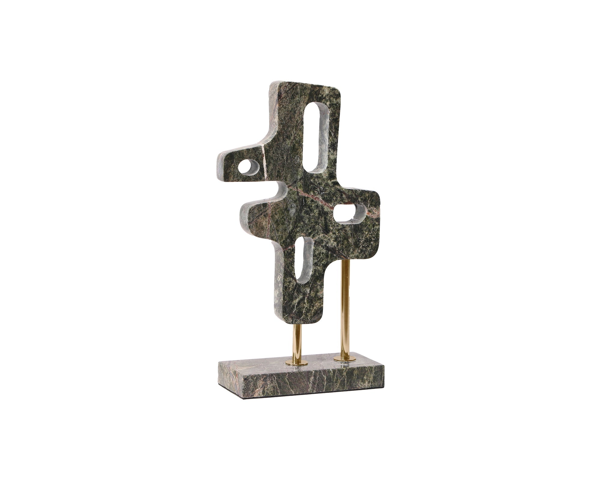 Thaloris Sculpture - Rainforest Green Marble