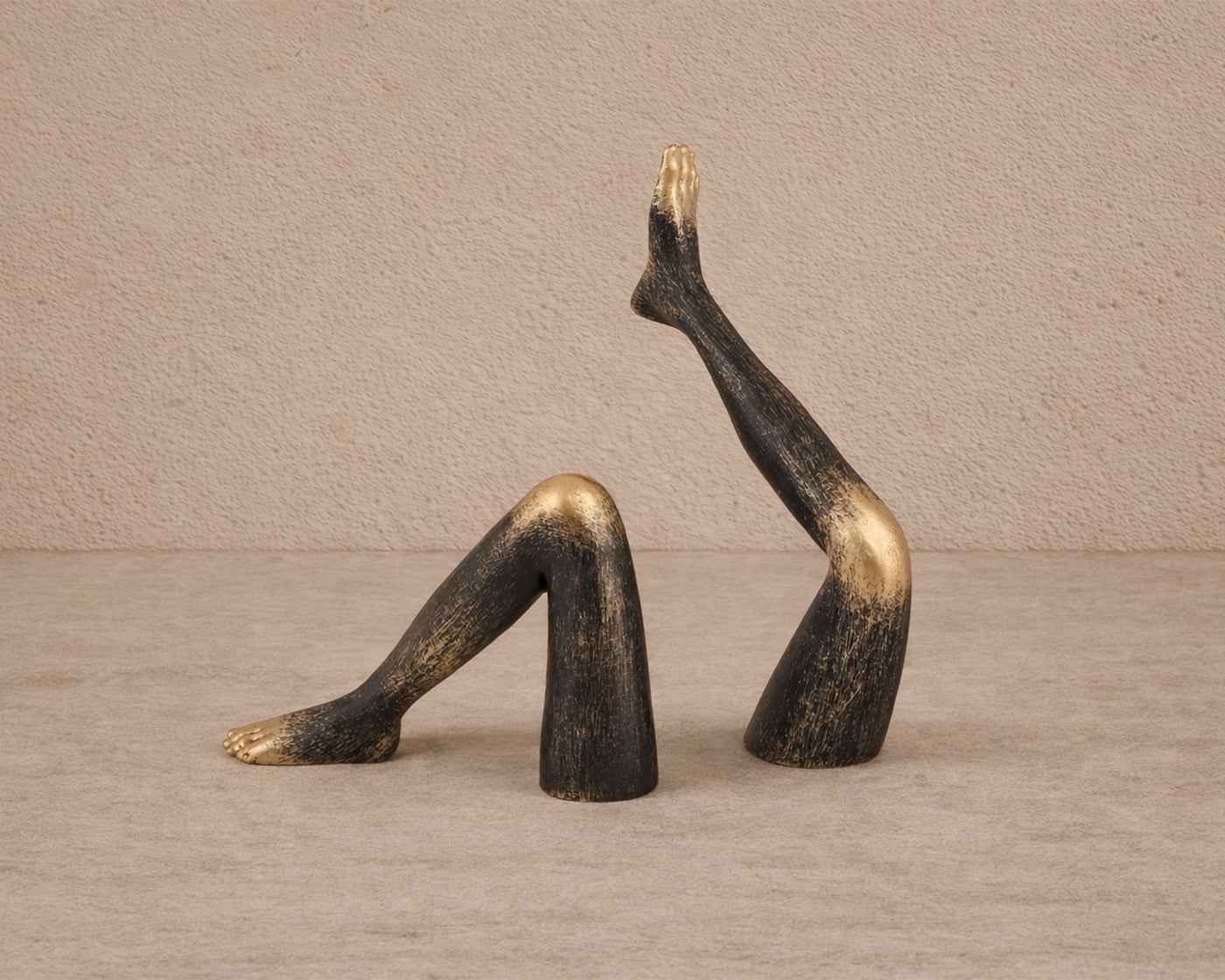 Azalea Sculpture - Dark Bronze/Antique Gold