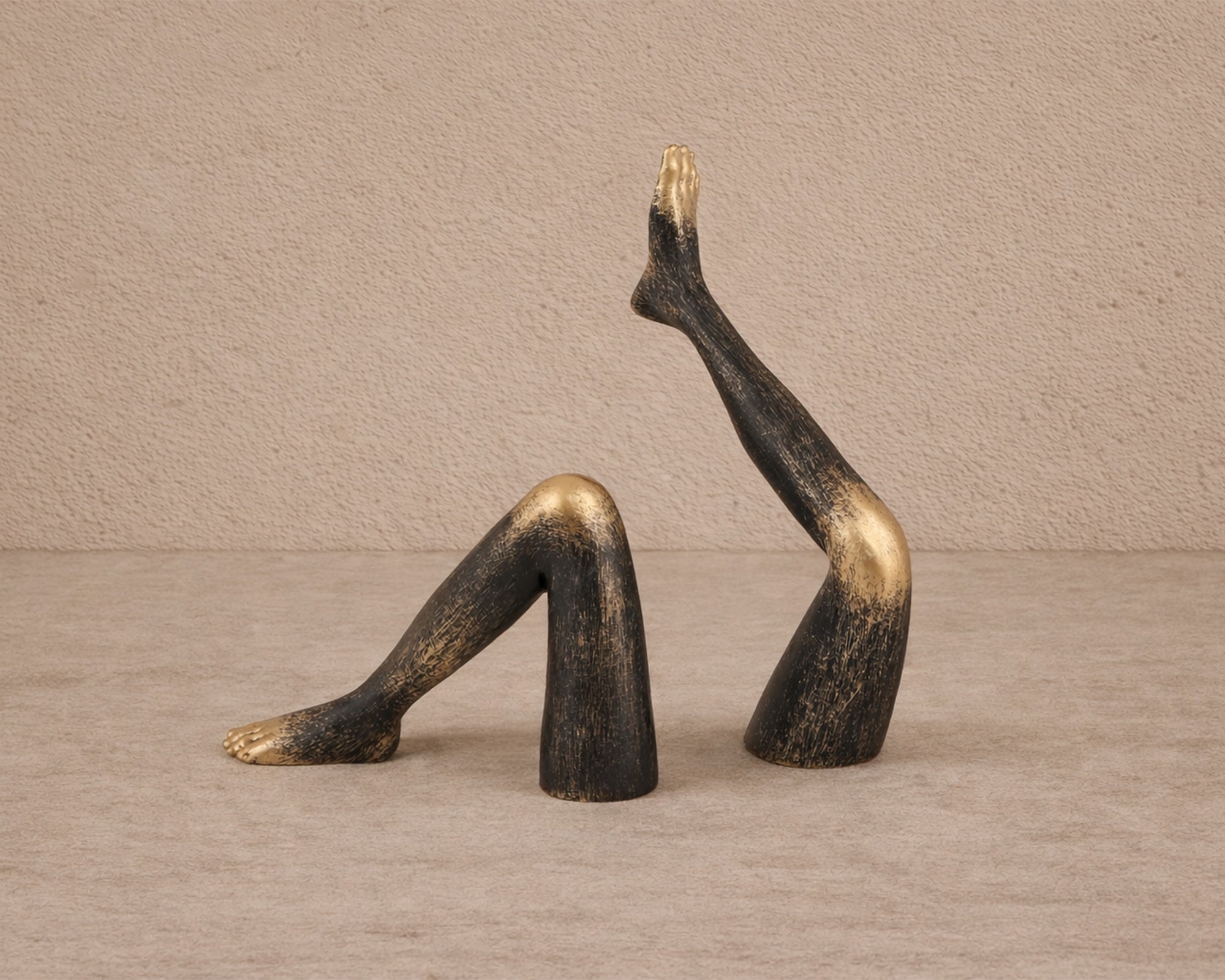 Azalea Sculpture - Dark Bronze/Antique Gold