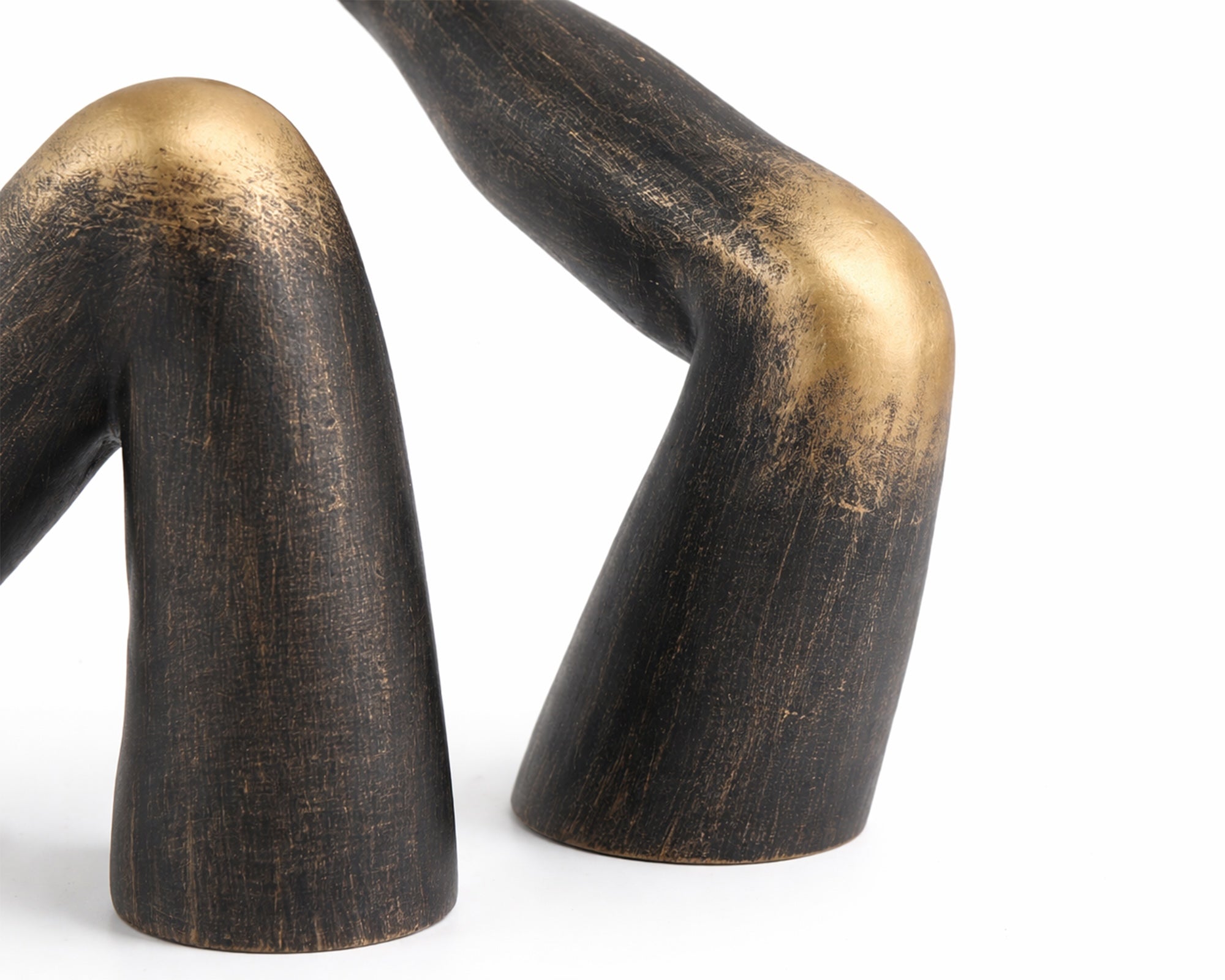 Azalea Sculpture - Dark Bronze/Antique Gold