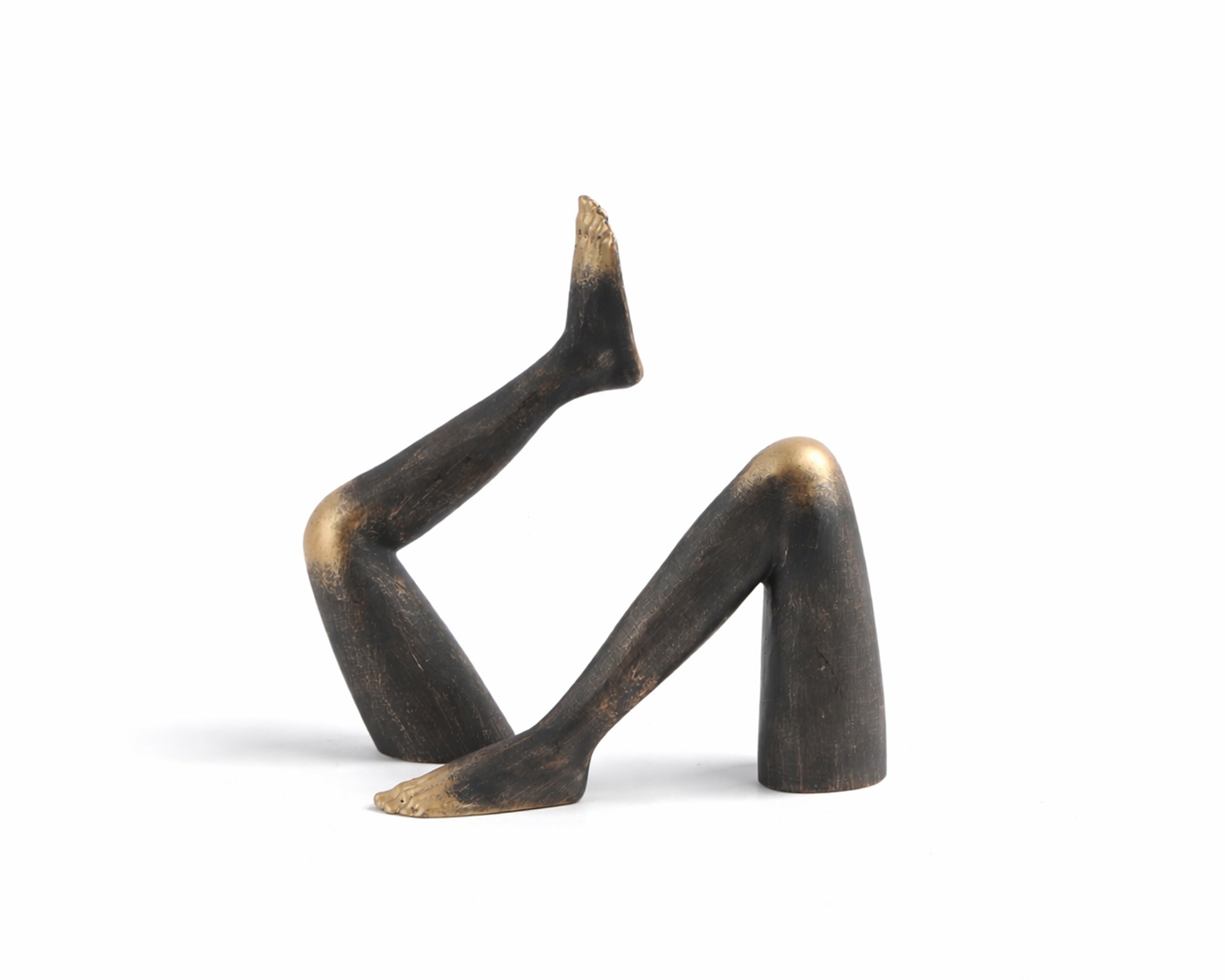 Azalea Sculpture - Dark Bronze/Antique Gold