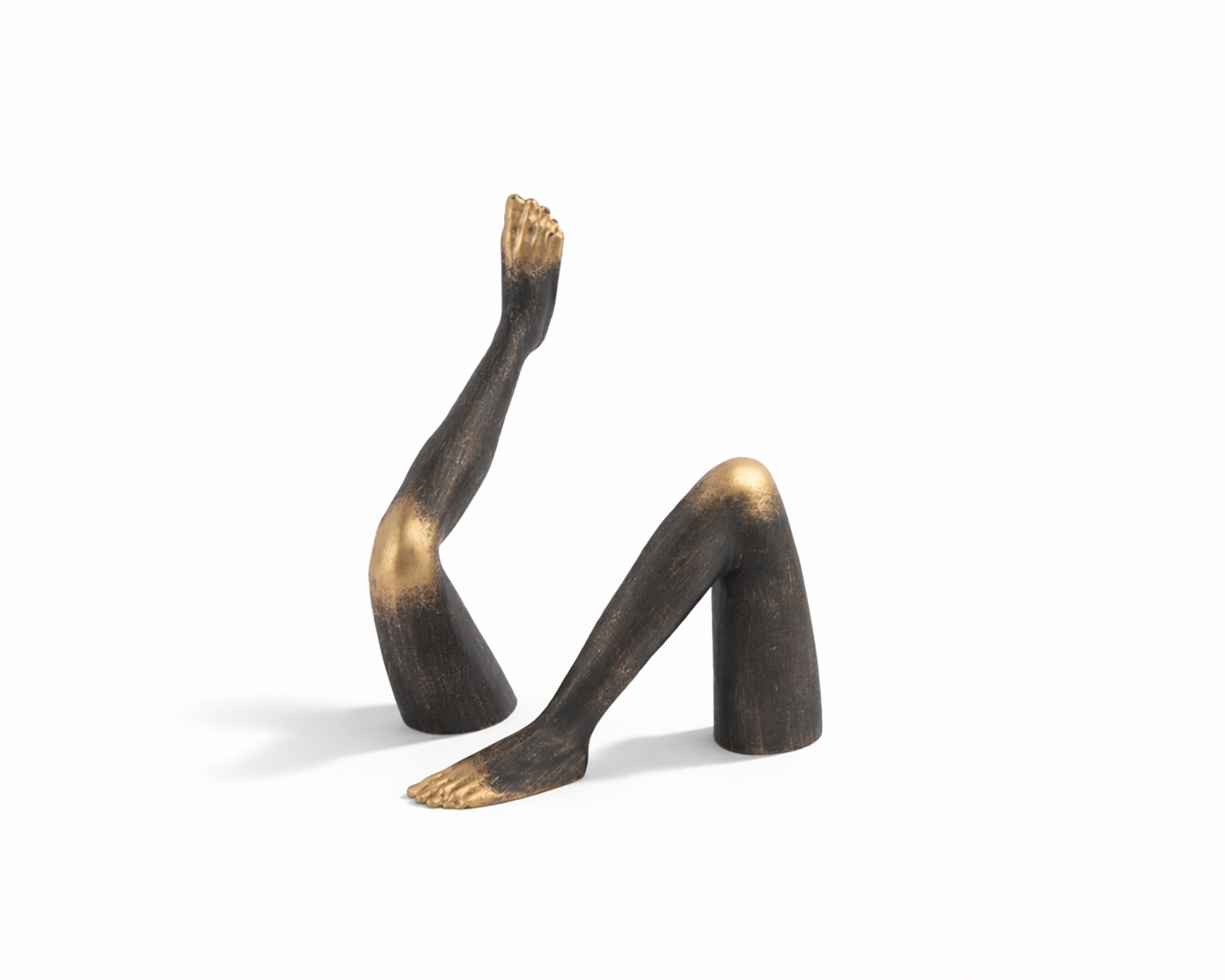 Azalea Sculpture - Dark Bronze/Antique Gold