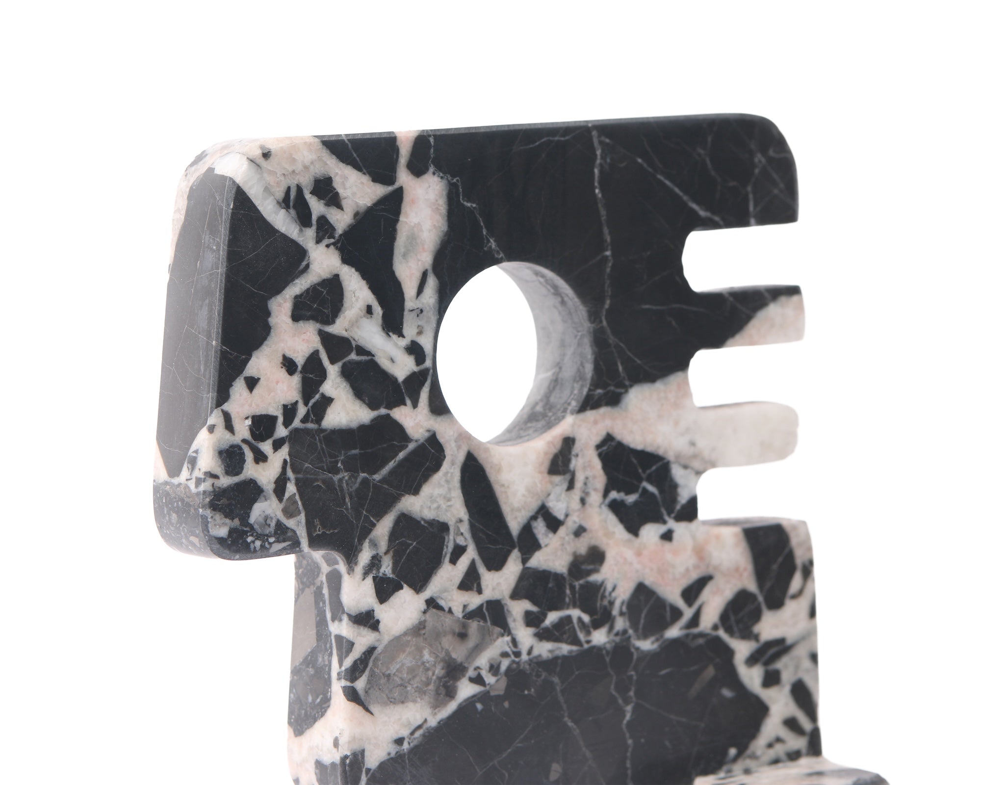 Cortex Bookends - Black Marble