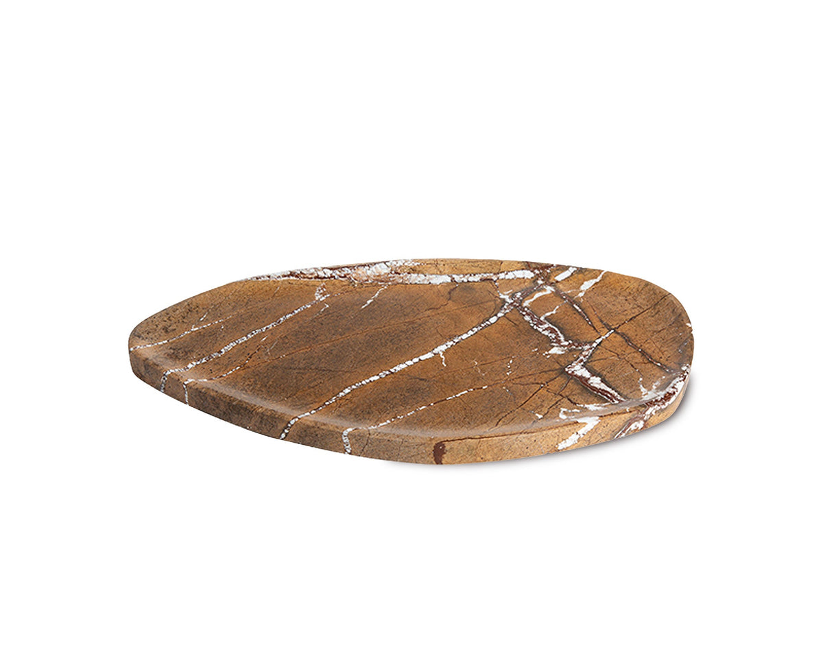 Miso Stone Marble Dish  -  Coffee