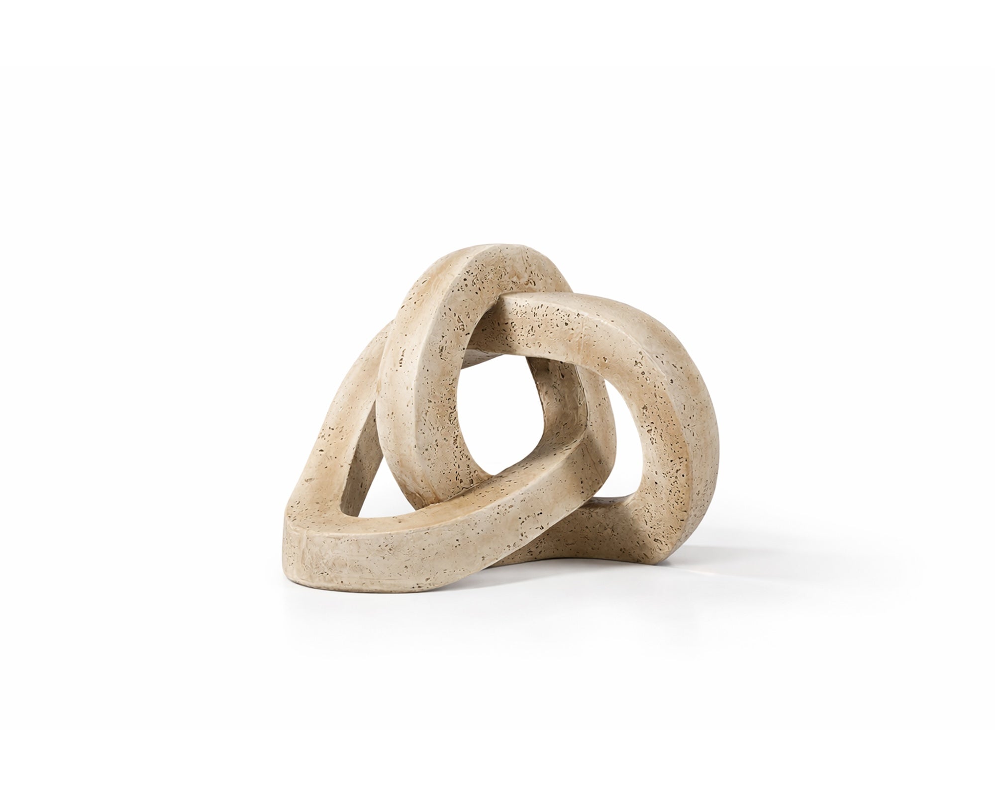 Avorio Sculpture - Beige Marble Effect
