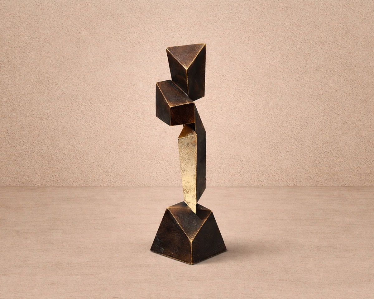 Vento Sculpture - Bronze Marble Effect