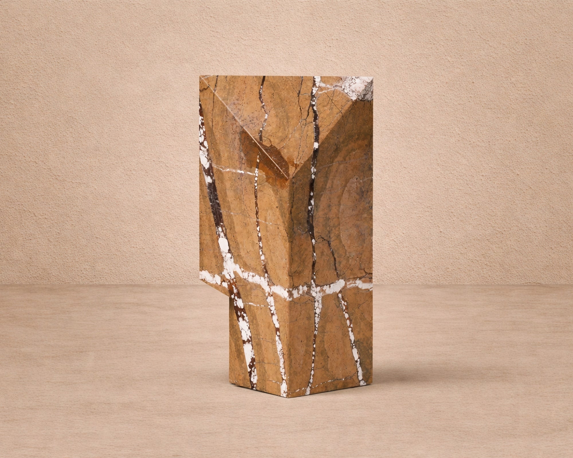 Doria Sculpture - Brown Earthy Marble