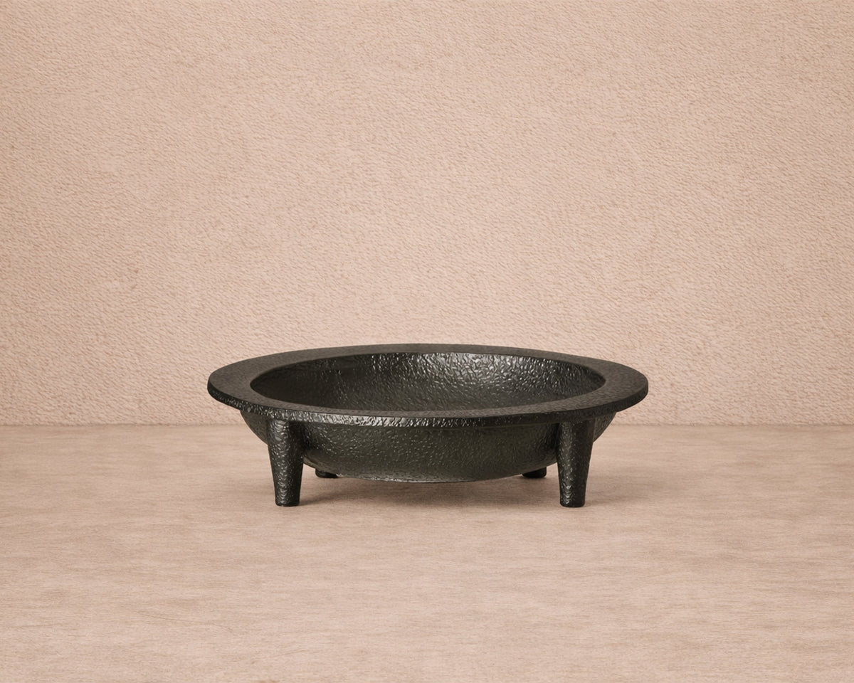 Siro Plate - Black Cement