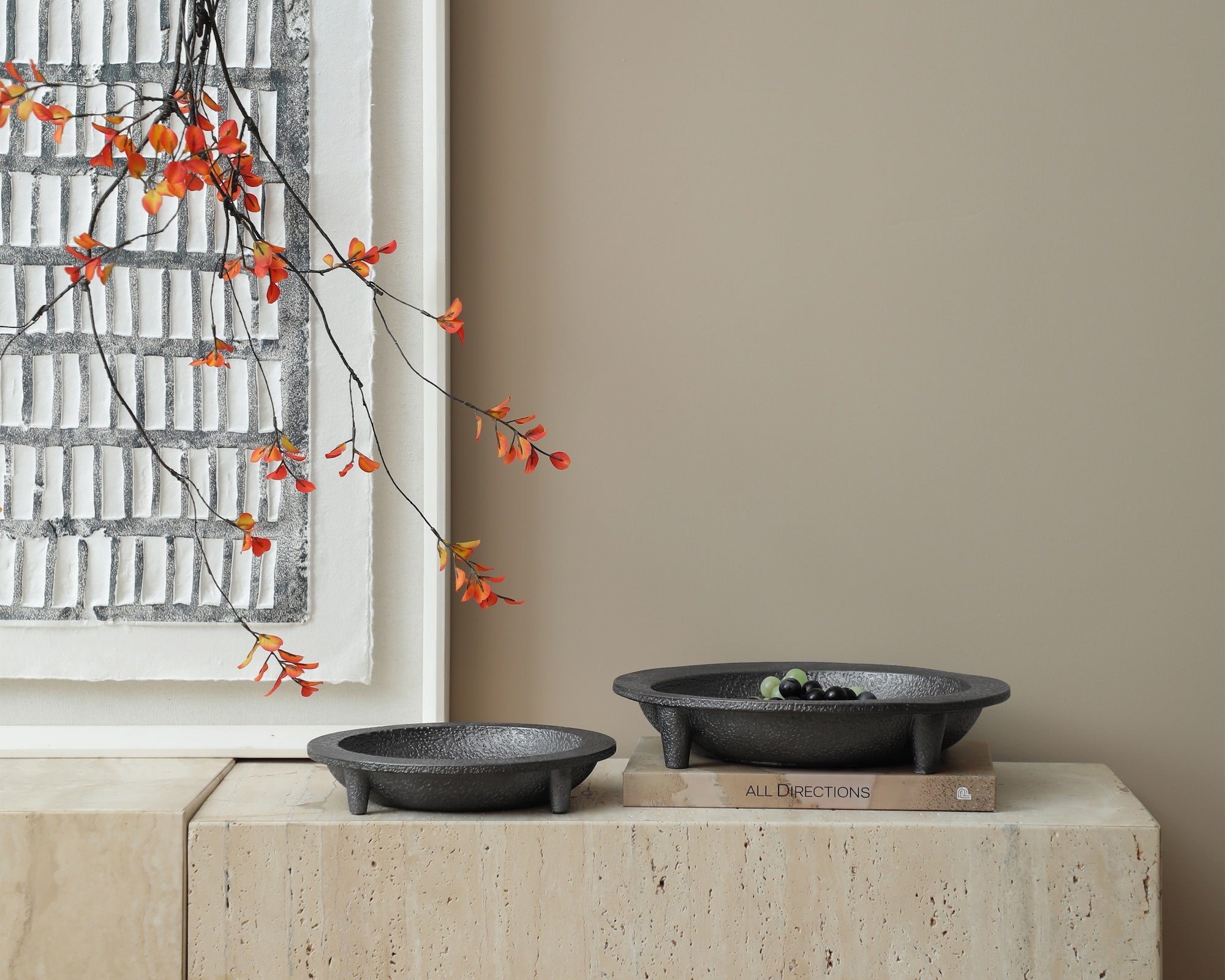 Siro Plate - Black Cement