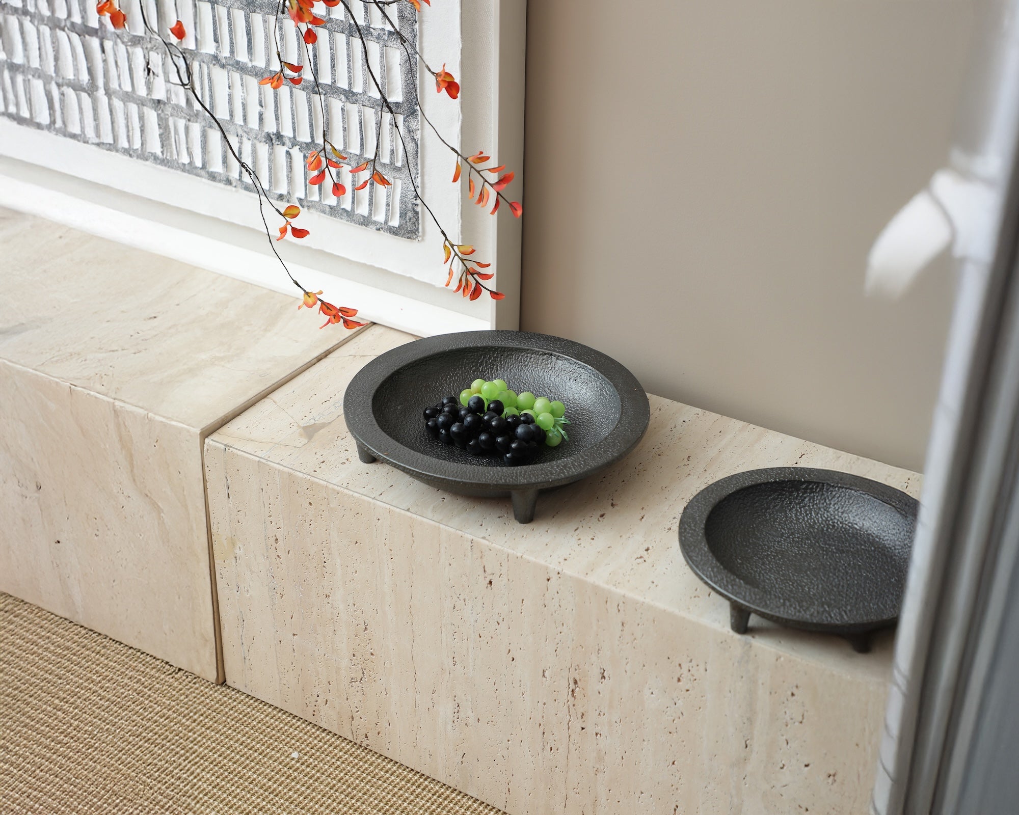 Siro Plate - Black Cement