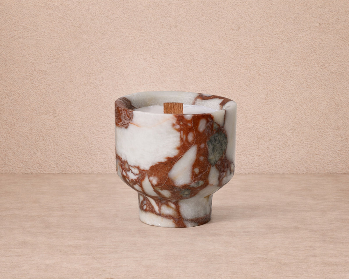 Rubea Candle - Rufouse Marble