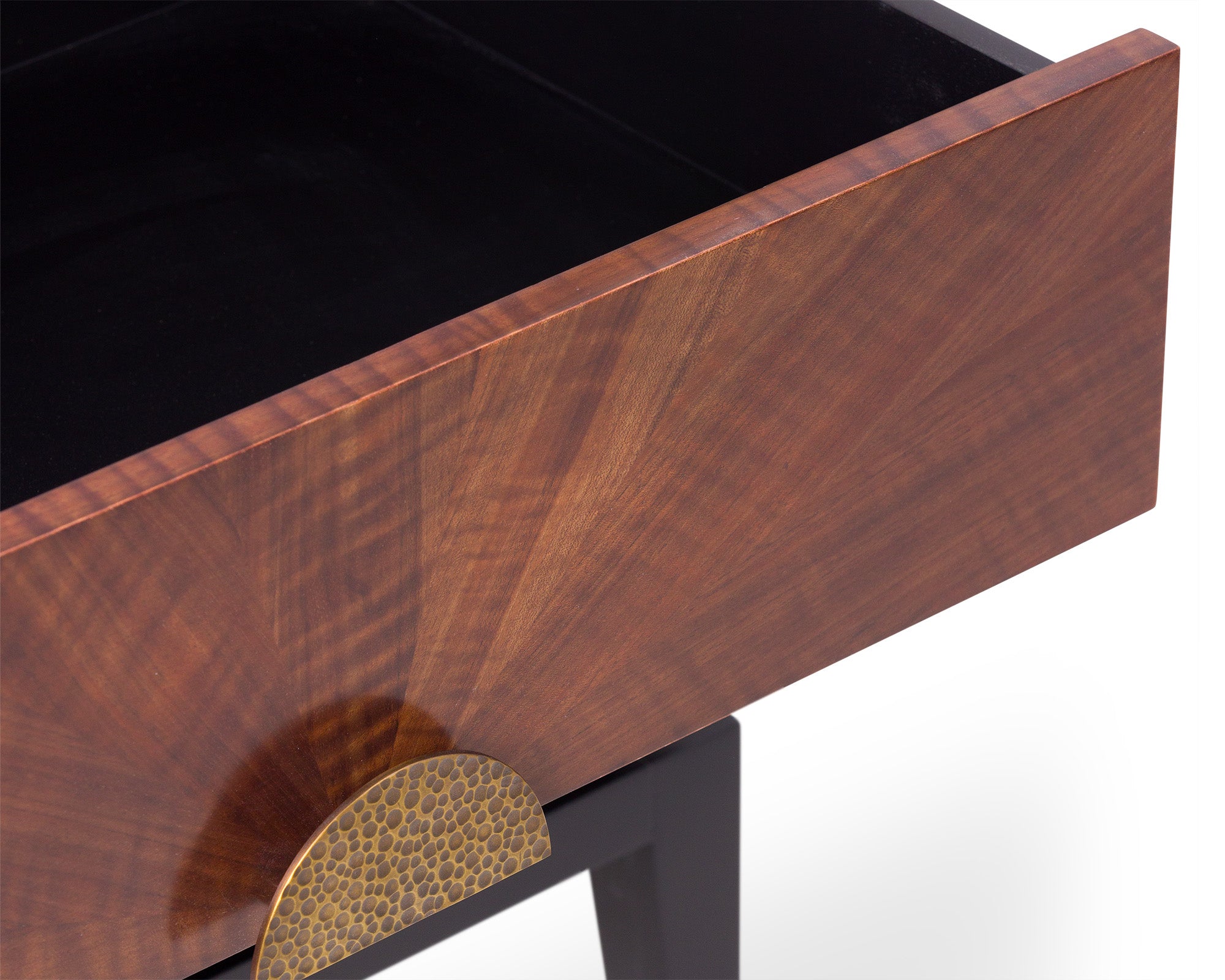 Beverly Bedside Table - Brown Wood