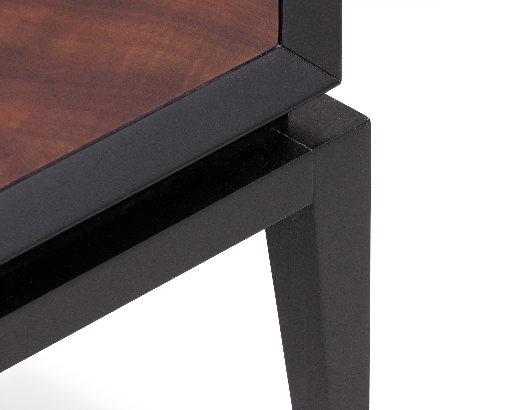 Beverly Bedside Table - Brown Wood