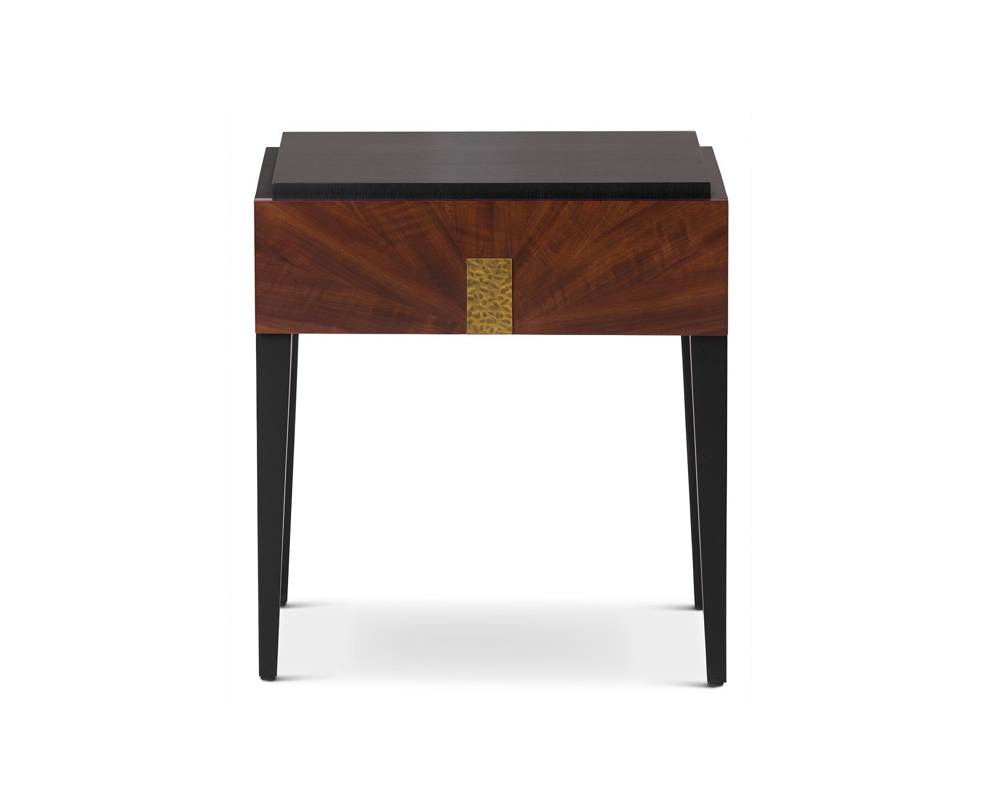 Beverly Bedside Table - Brown Wood