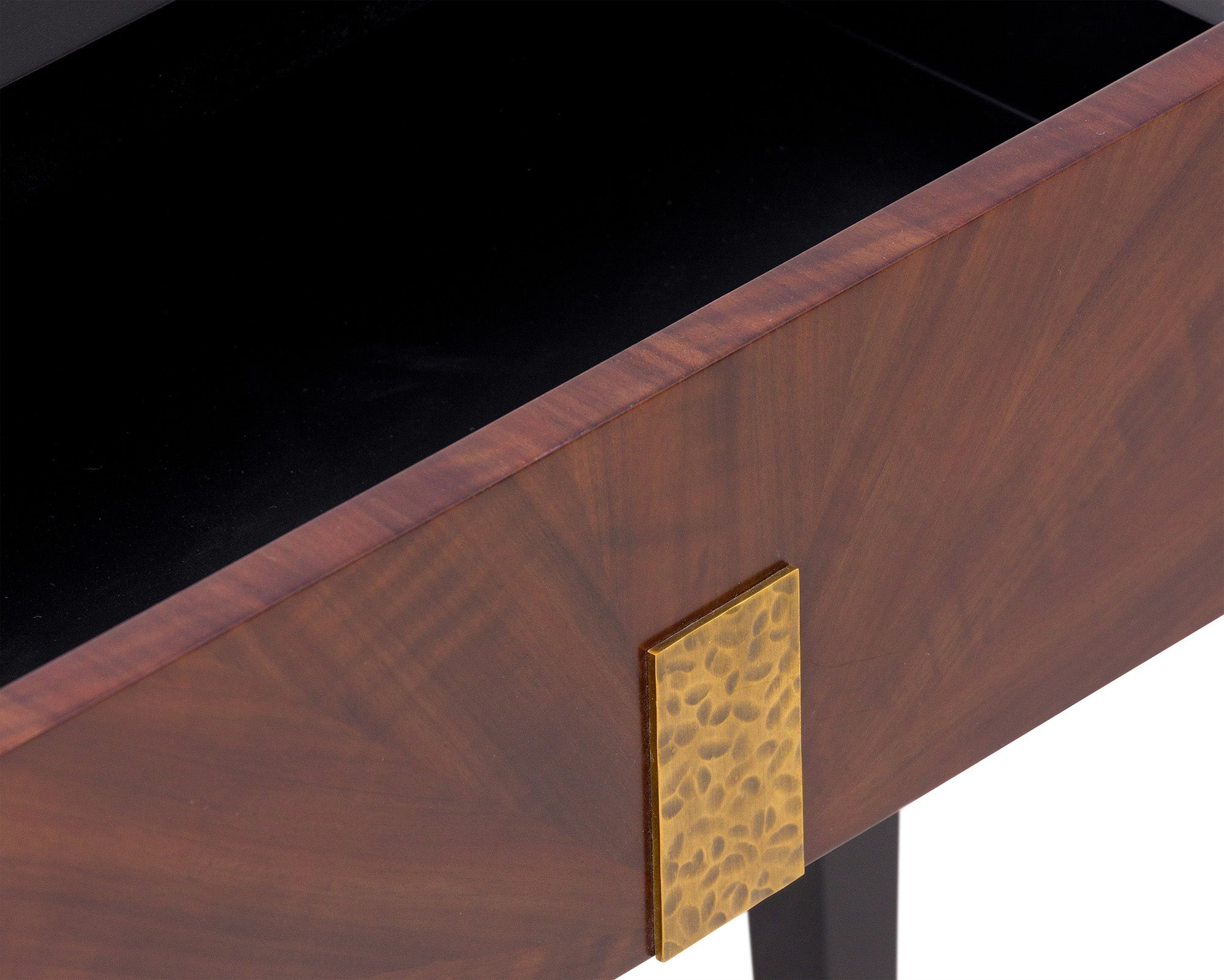 Beverly Bedside Table - Brown Wood