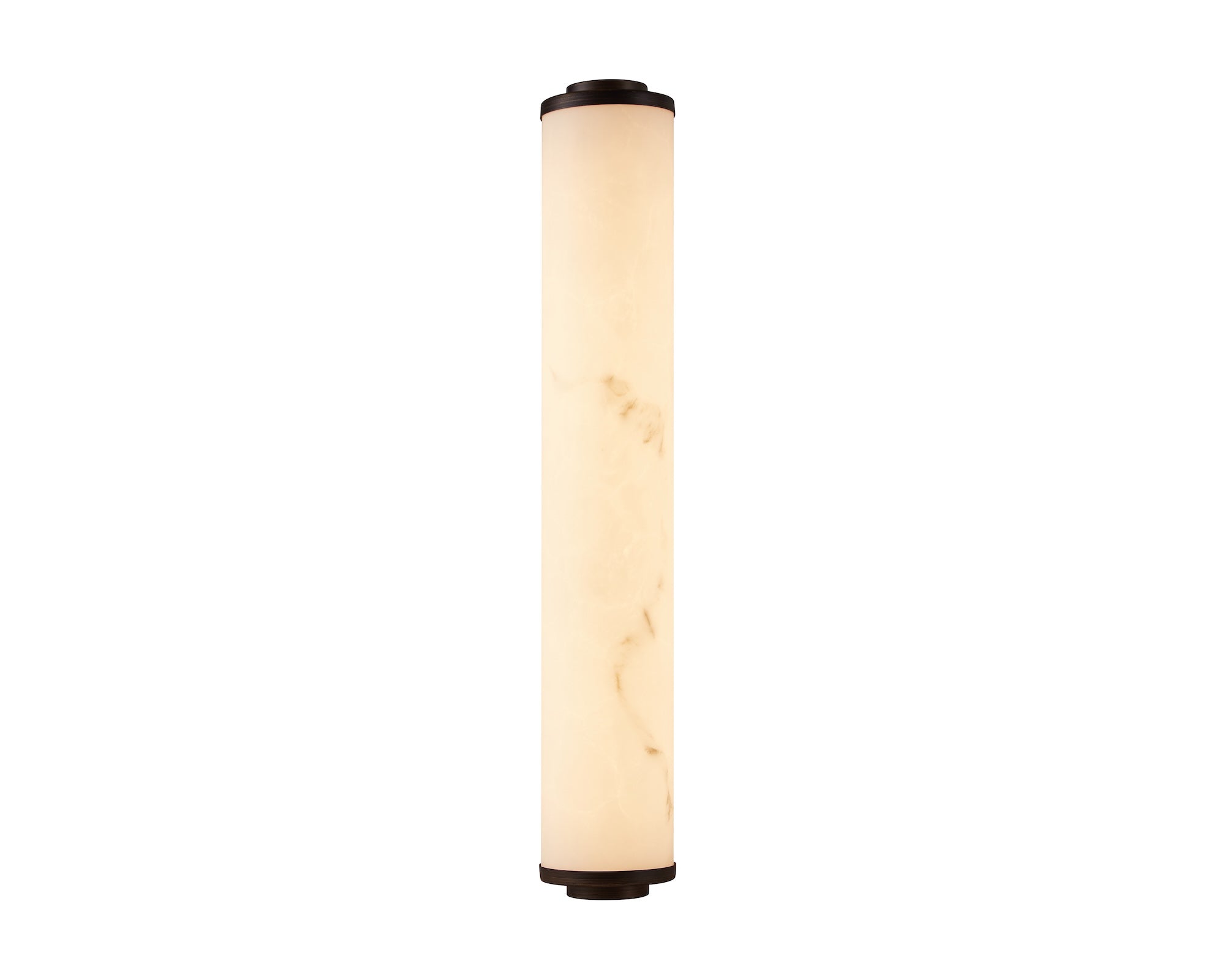 Fento IP44 (Large) Wall Lamp - Antique Bronze and Alabaster Effect