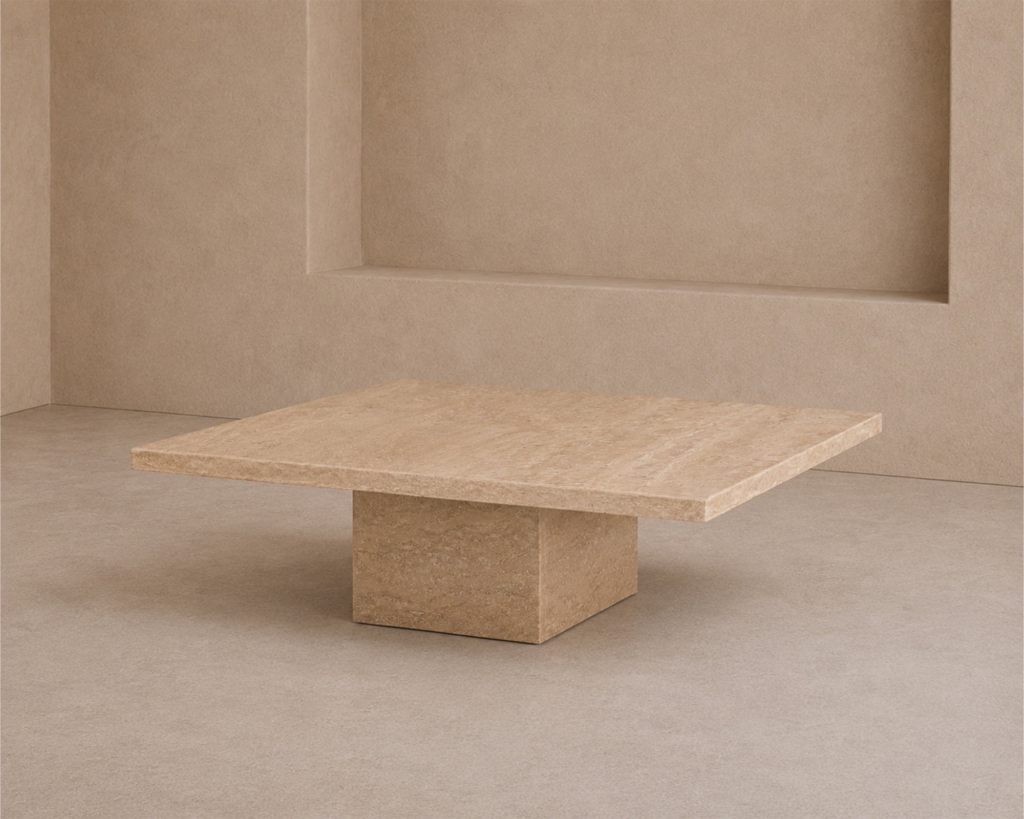 Onetti Coffee Table - Beige Travertine